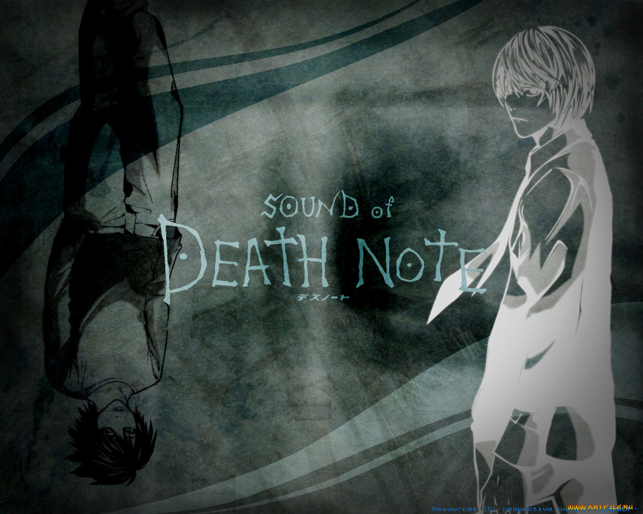 аниме, death, note