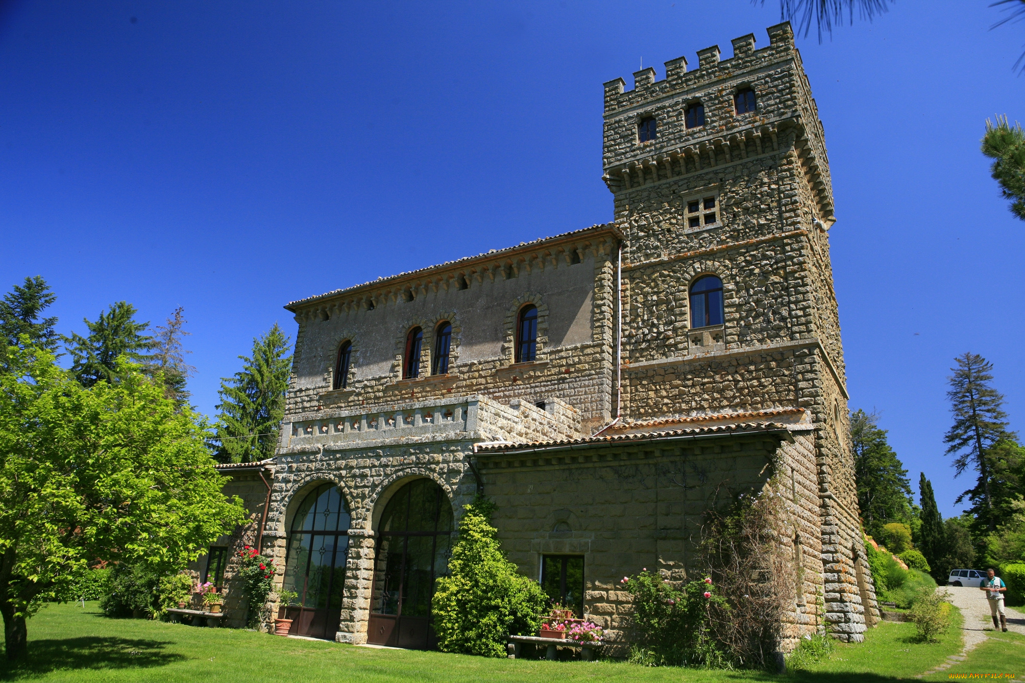 tuscany, города, здания, дома, italy