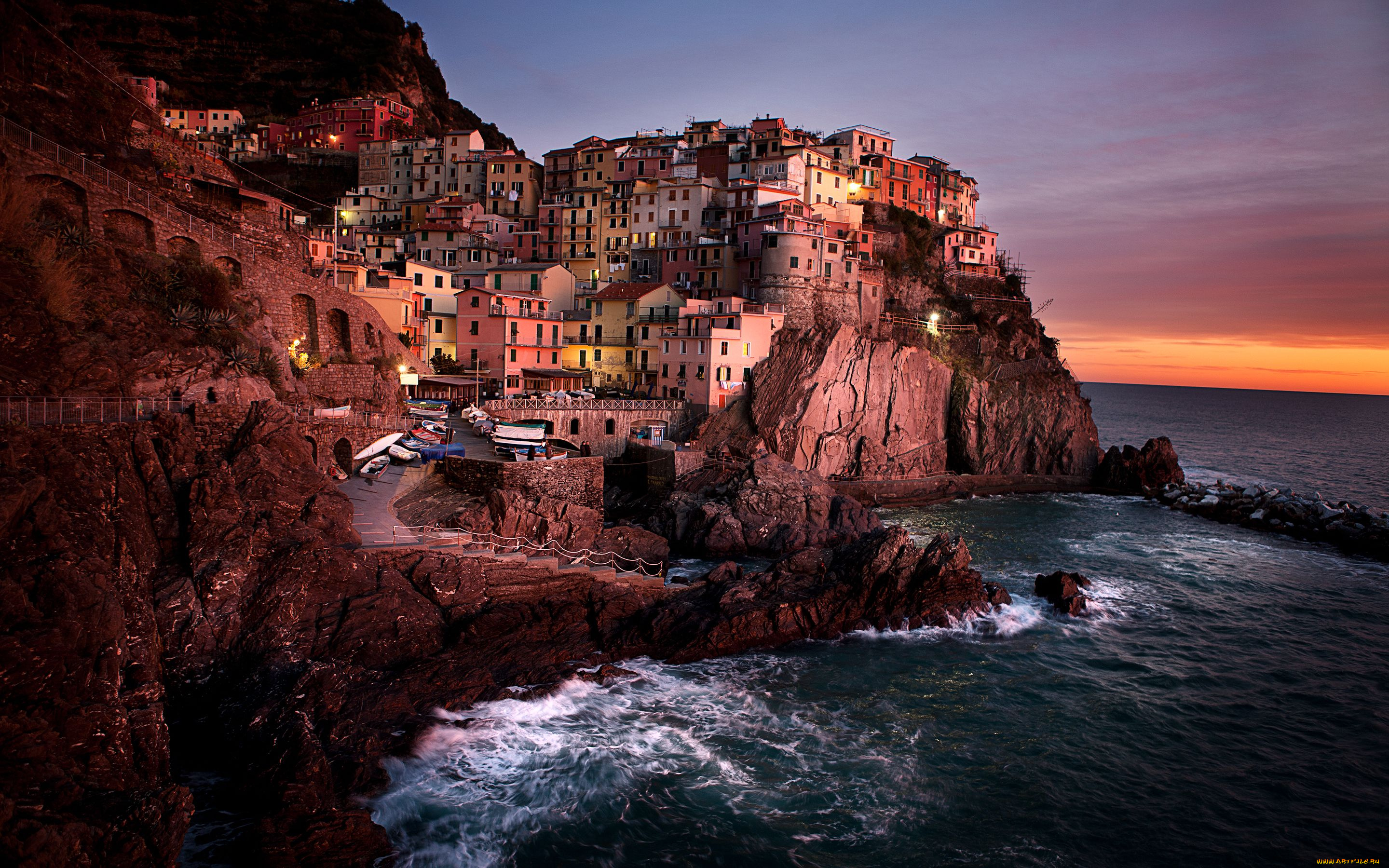 manarola, italy, города, амальфийское, лигурийское, побережье, италия