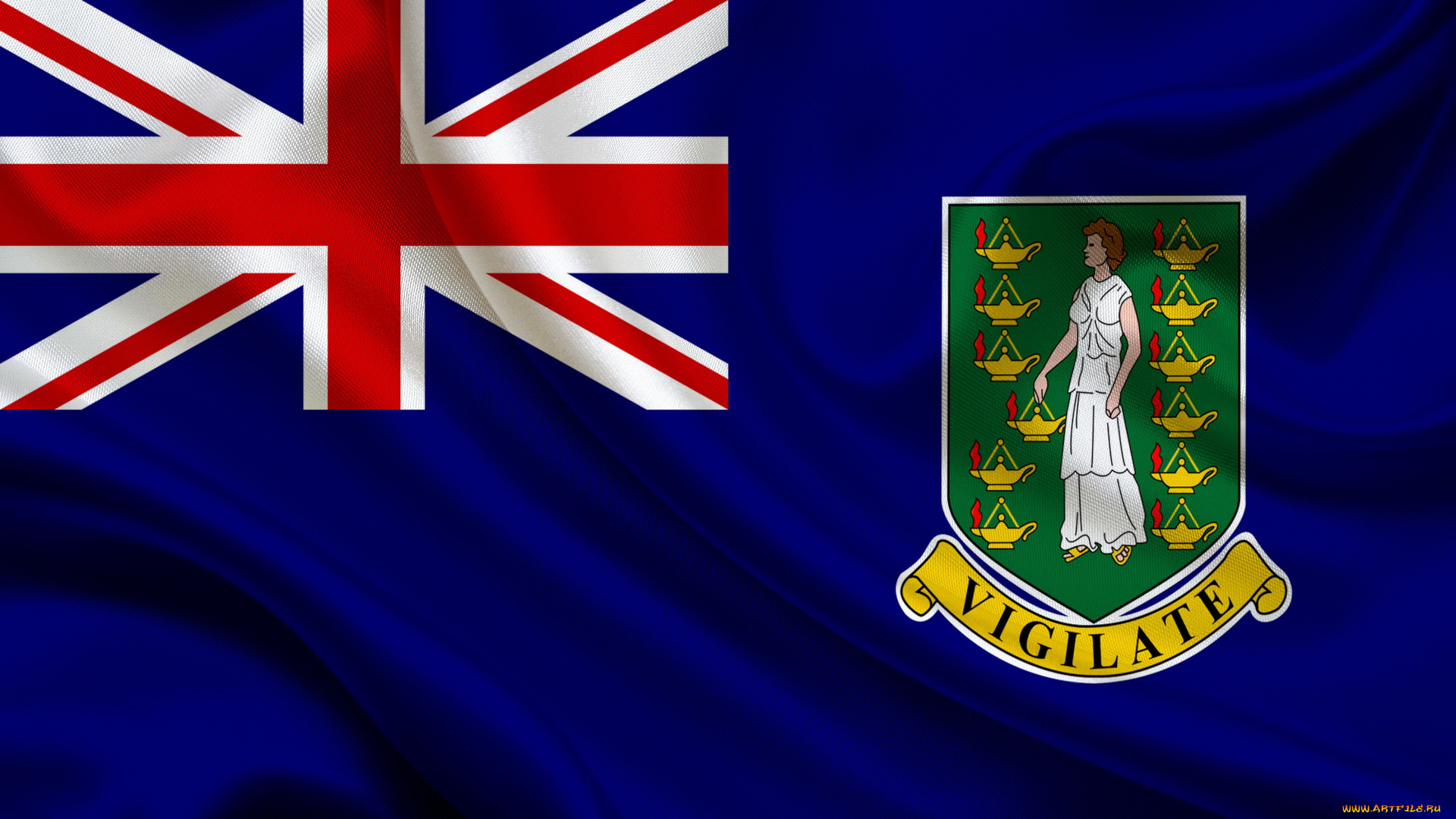 британские, виргинские, острова, разное, флаги, гербы, флаг, британских, виргинских, островов