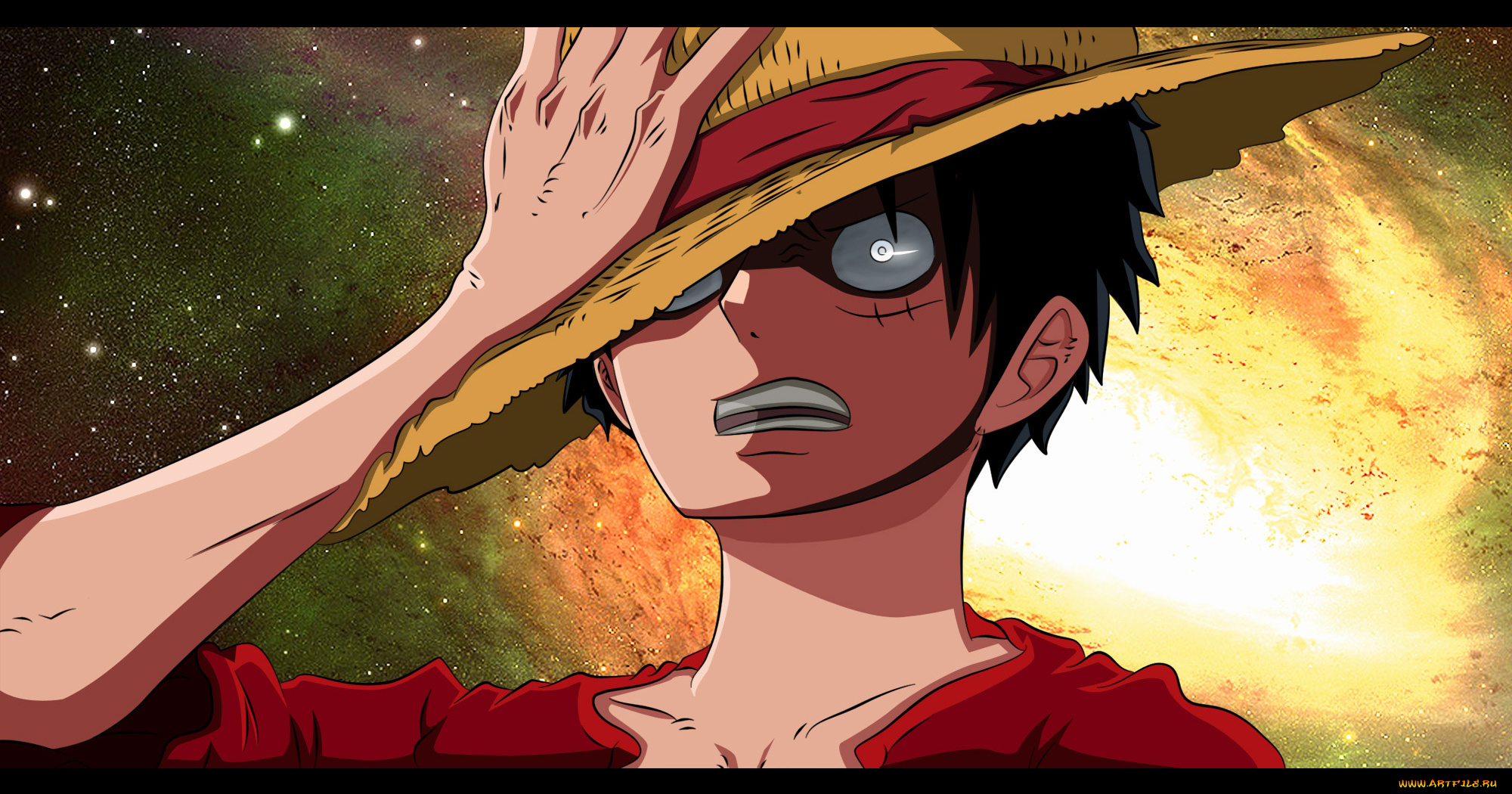 аниме, one, piece, monkey, d, luffy