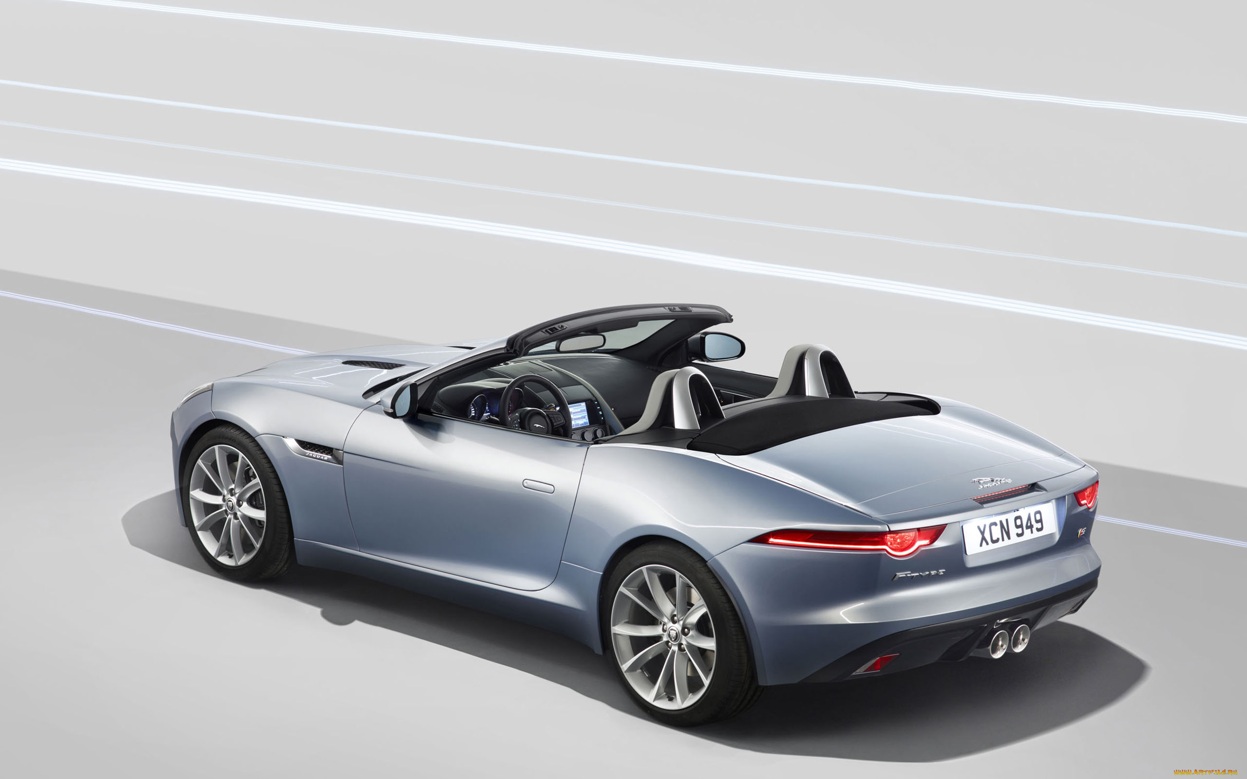 автомобили, jaguar, f-type, roadster, 2014г