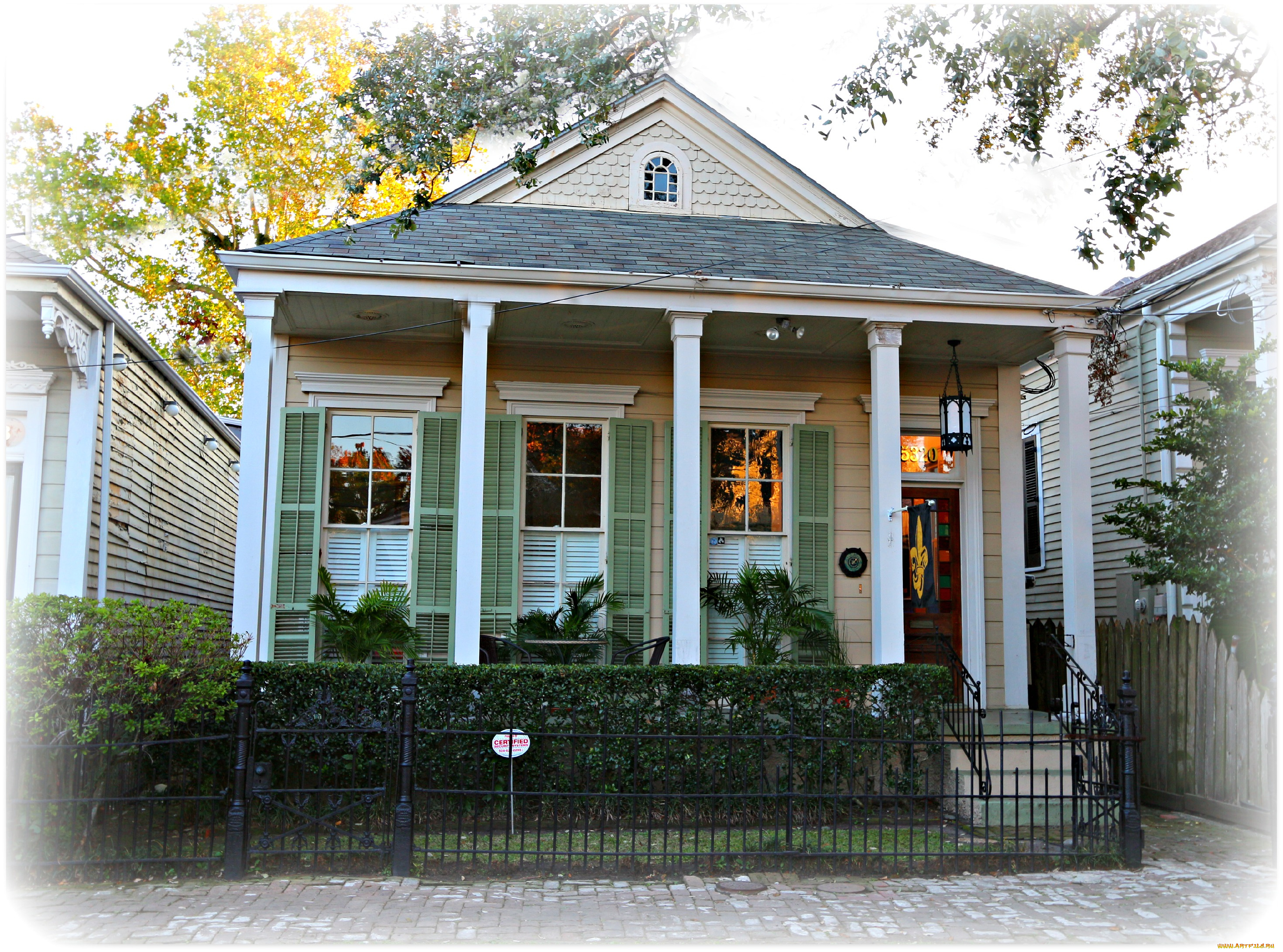 new, orleans, homes, города, здания, дома, ландшафт