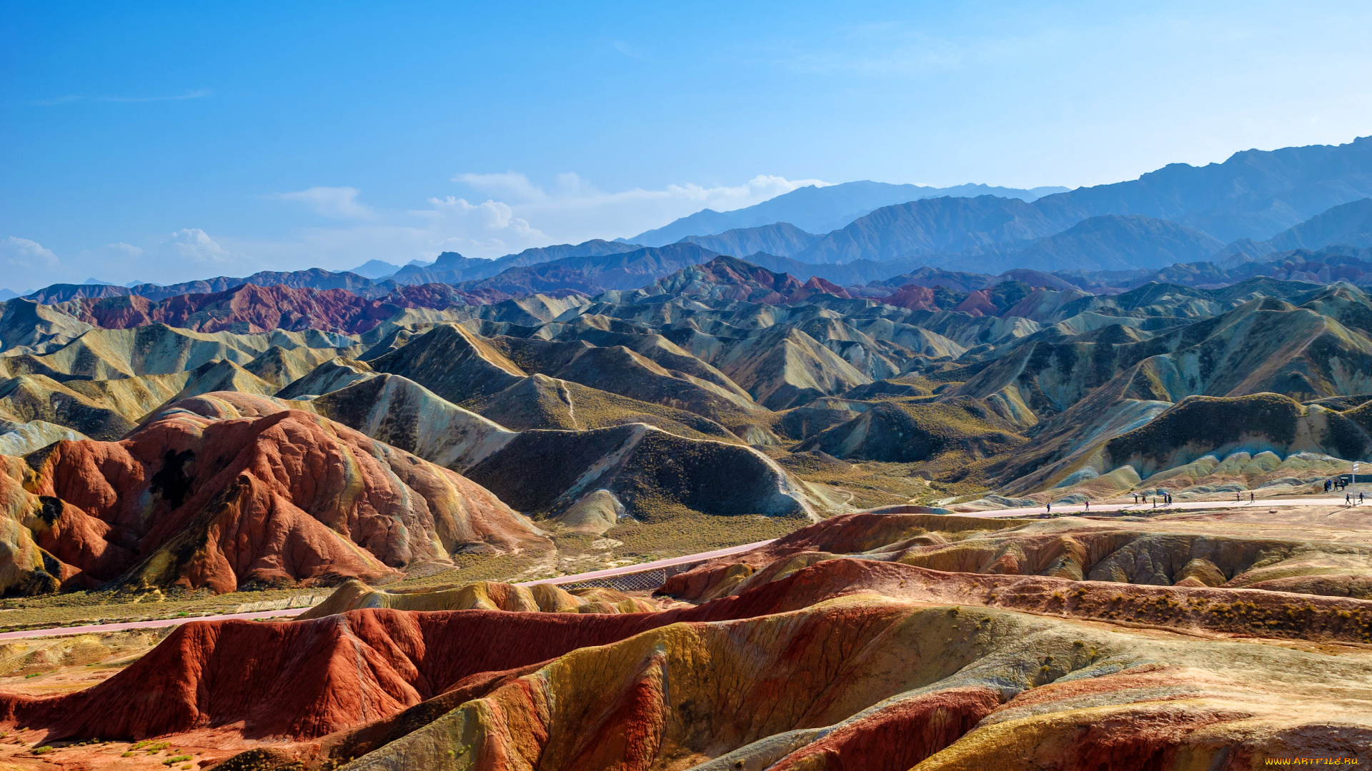 zhangye, national, geopark, of, danxia, природа, горы, парк, китай