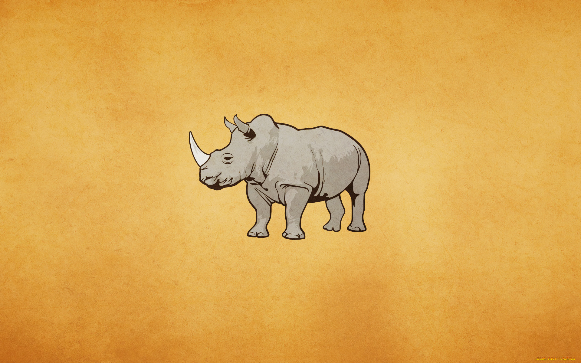 носорог, рисованные, животные, , носороги, rhino