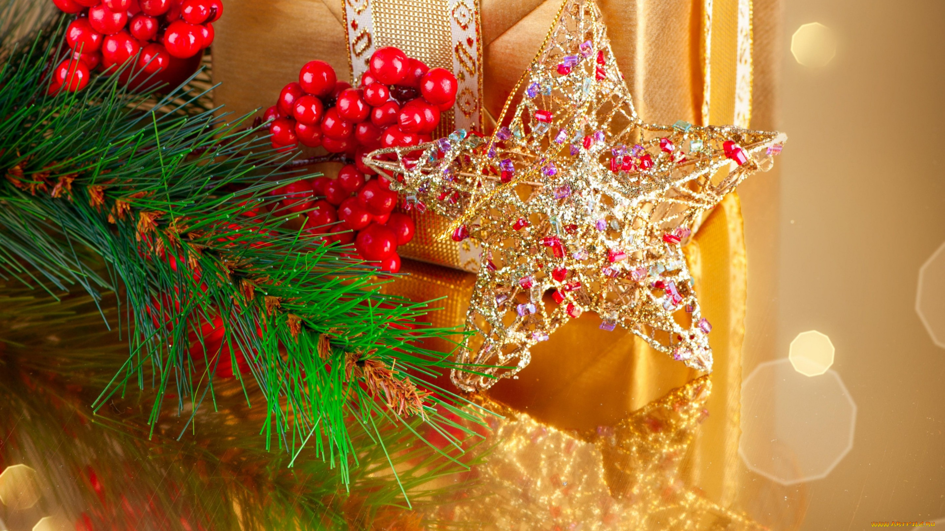праздничные, снежинки, и, звёздочки, новый, год, рождество, christmas