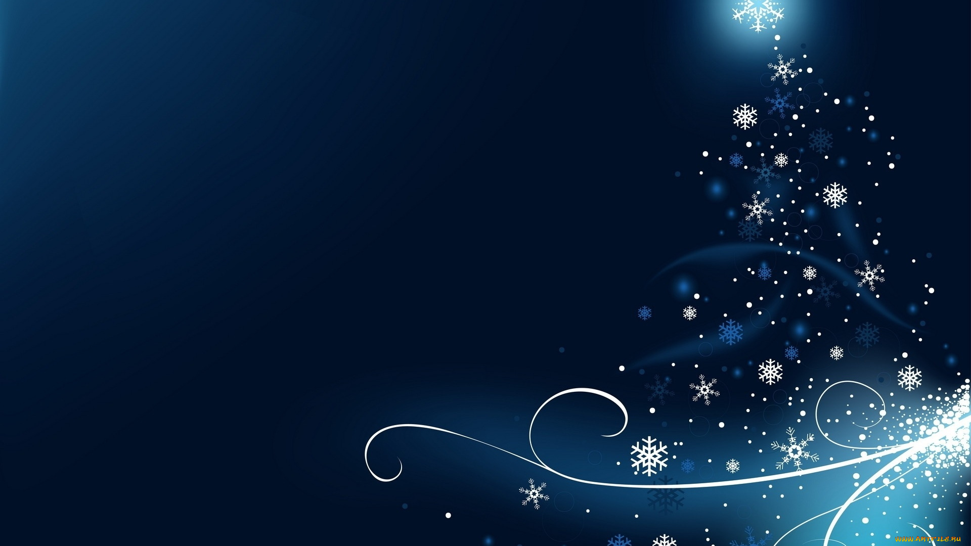 праздничные, векторная, графика, , новый, год, снежинки, линии, полосы, синий, фон