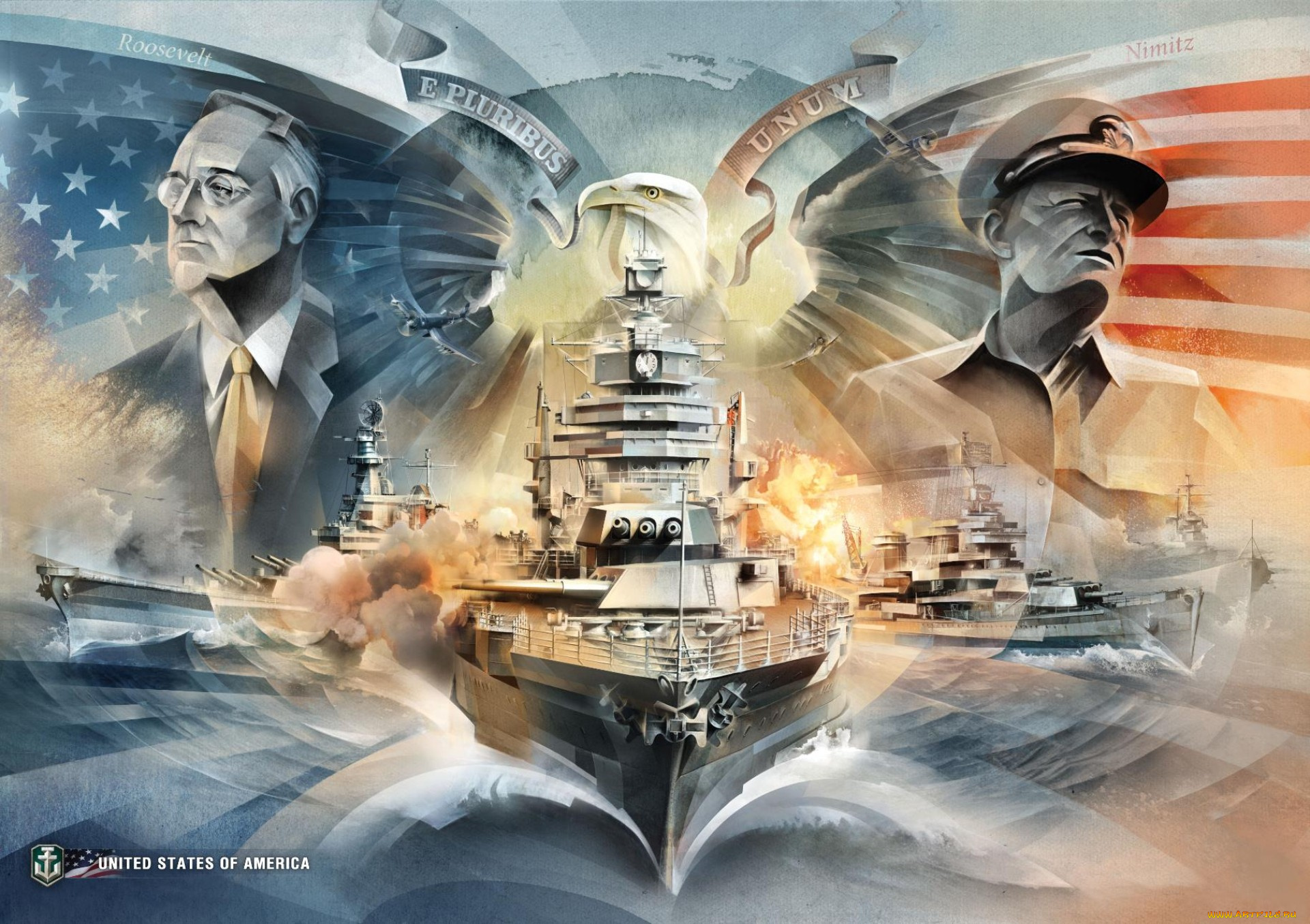 видео, игры, world, of, warships, warships, of, world, action, симулятор, онлайн