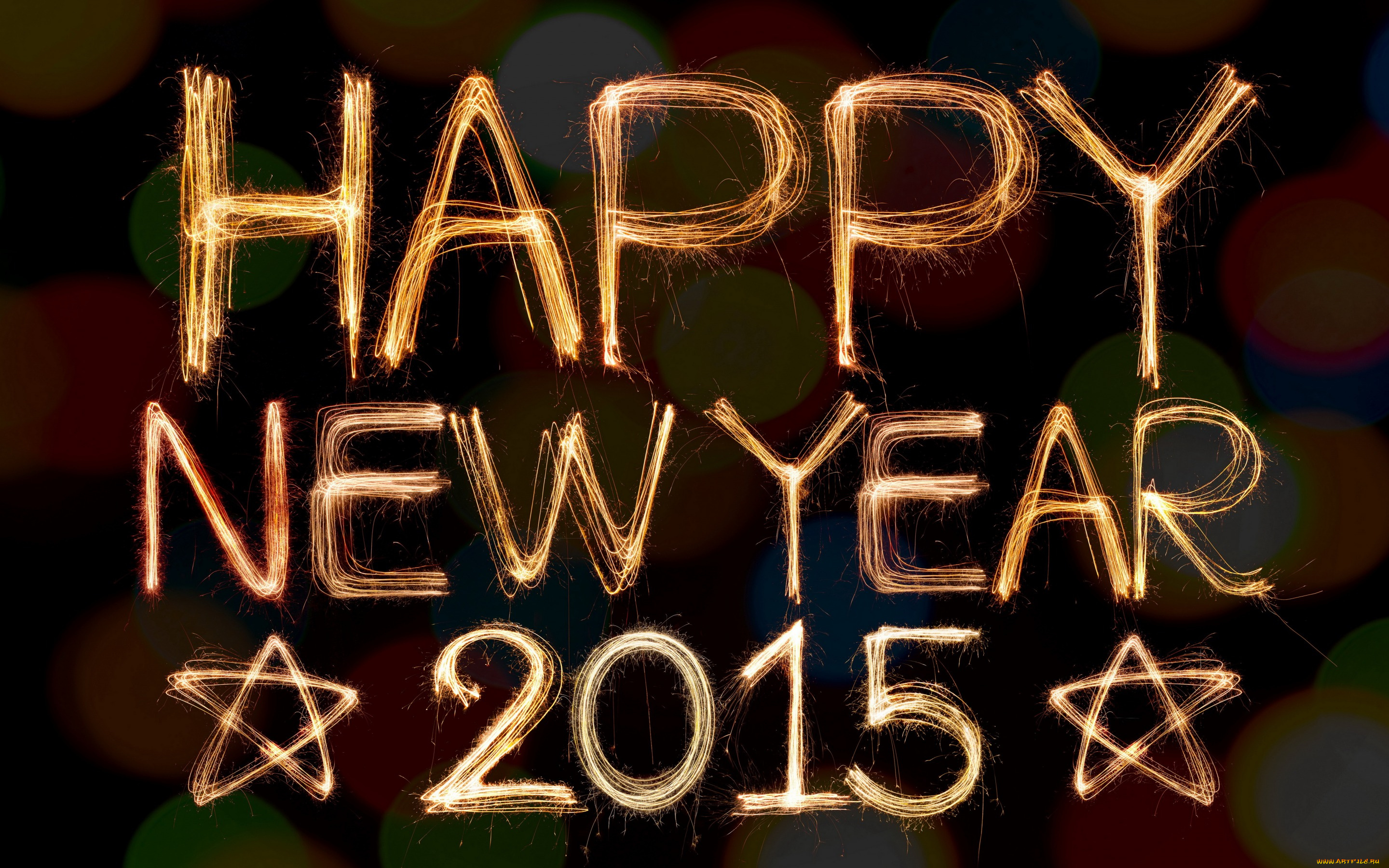 праздничные, -, разное, , новый, год, happy, new, year, 2015, новый, год, салют, золото