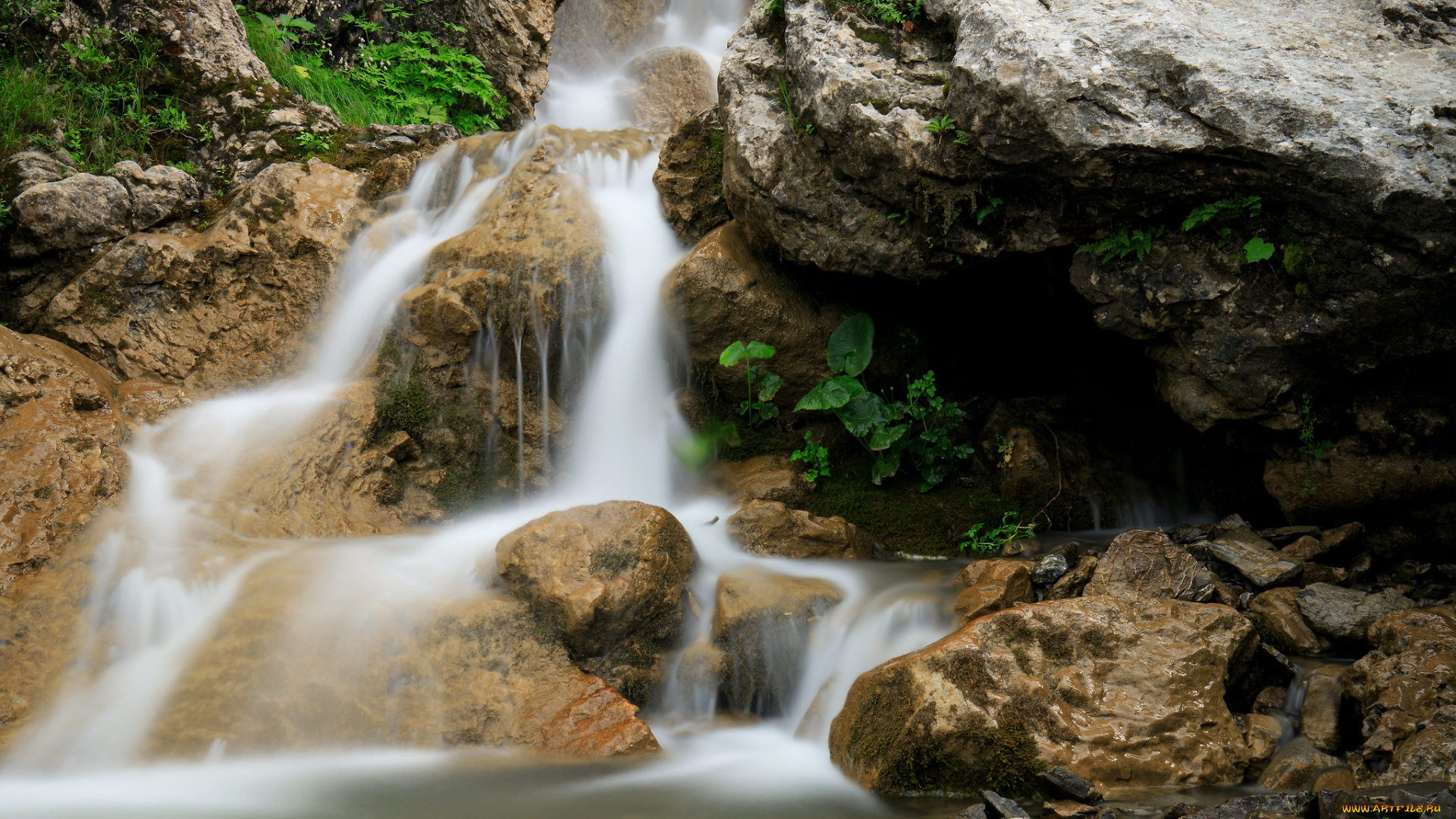 природа, водопады, водопад