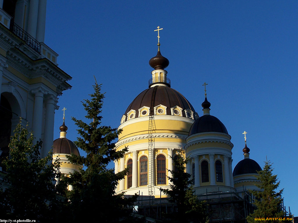 рыбинск, Яросавской, обл, спасо, преображенский, собор, города, православные, церкви, монастыри