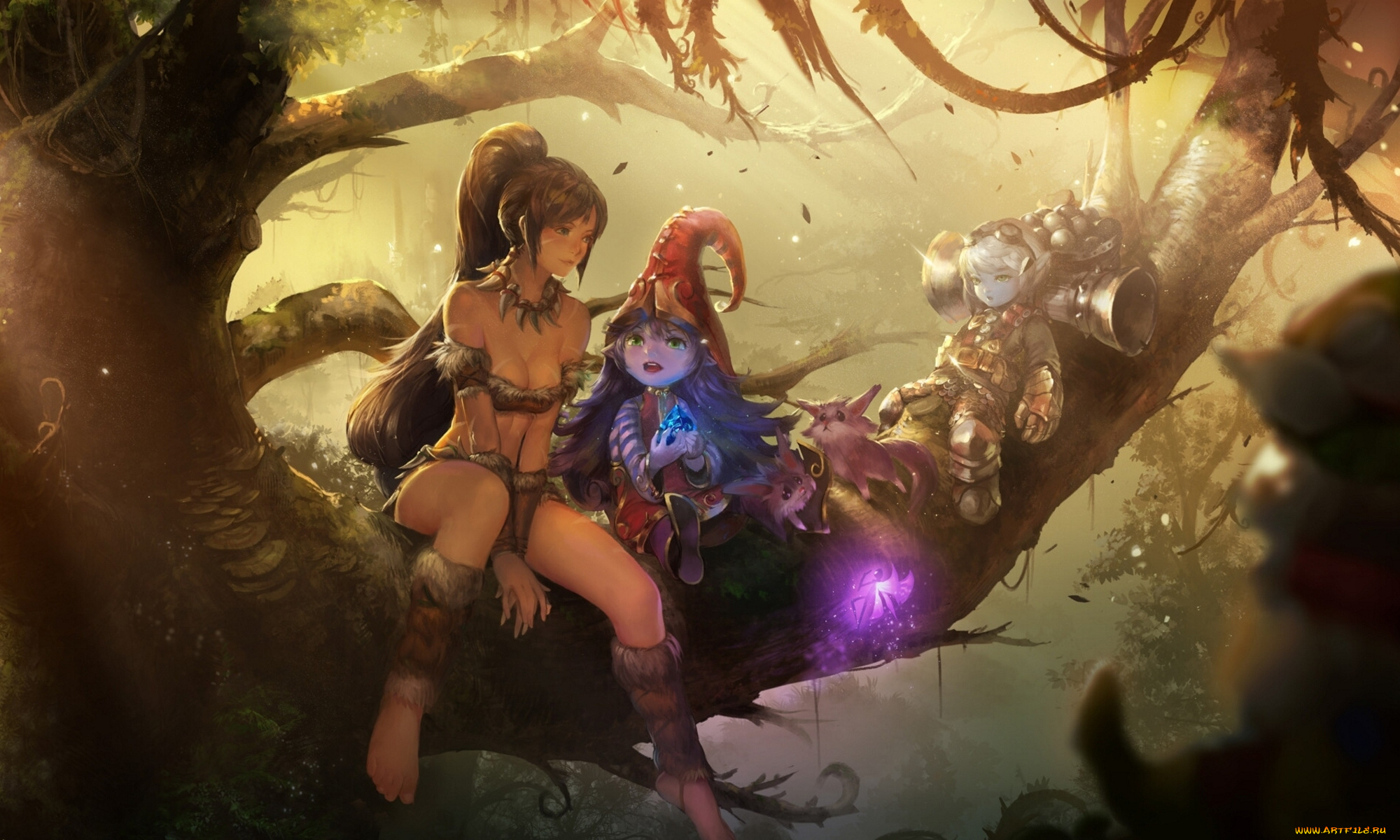 league, of, legends, видео, игры, nidalee, lulu