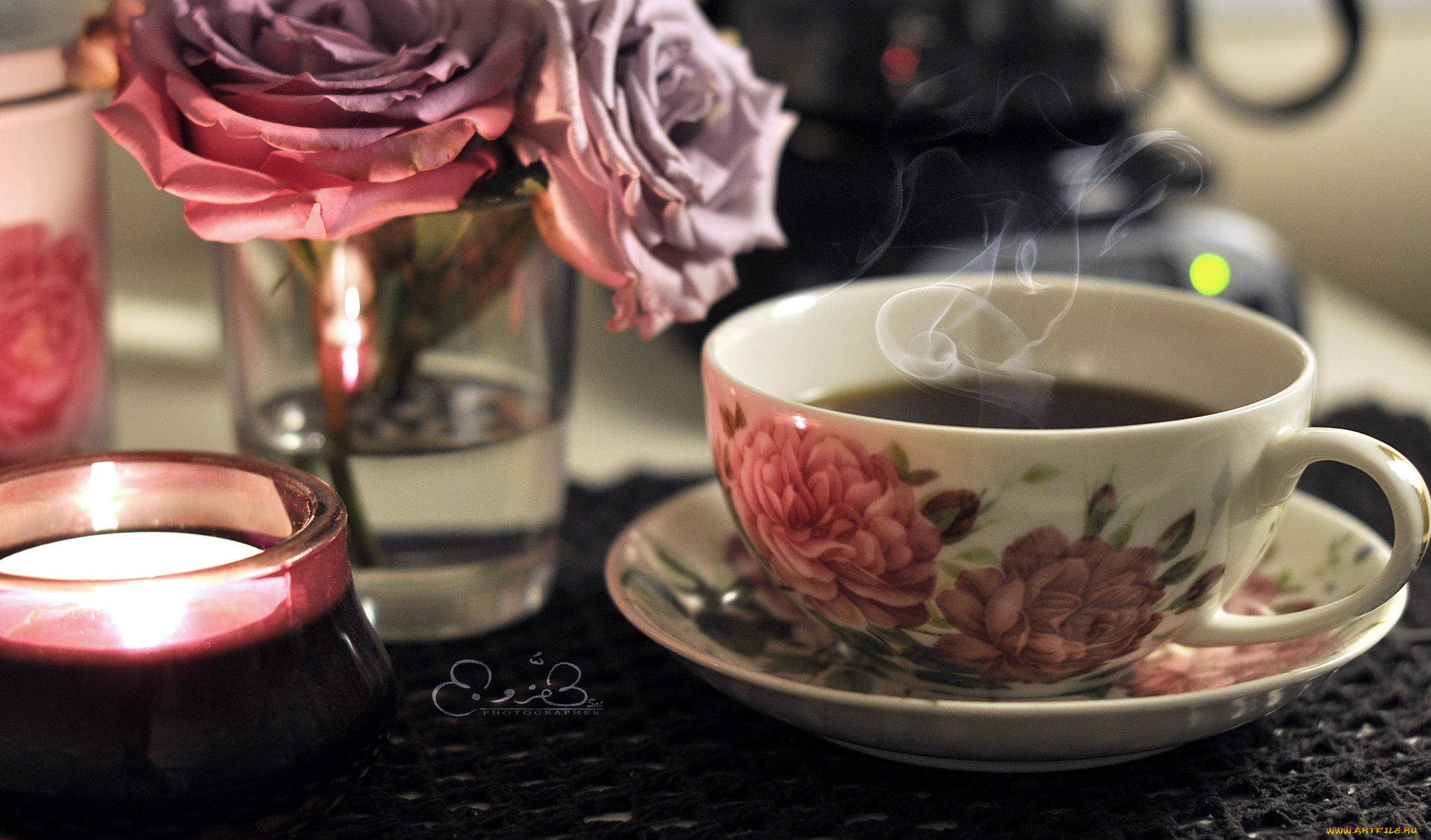 еда, напитки, Чай, чашка, розы, чай