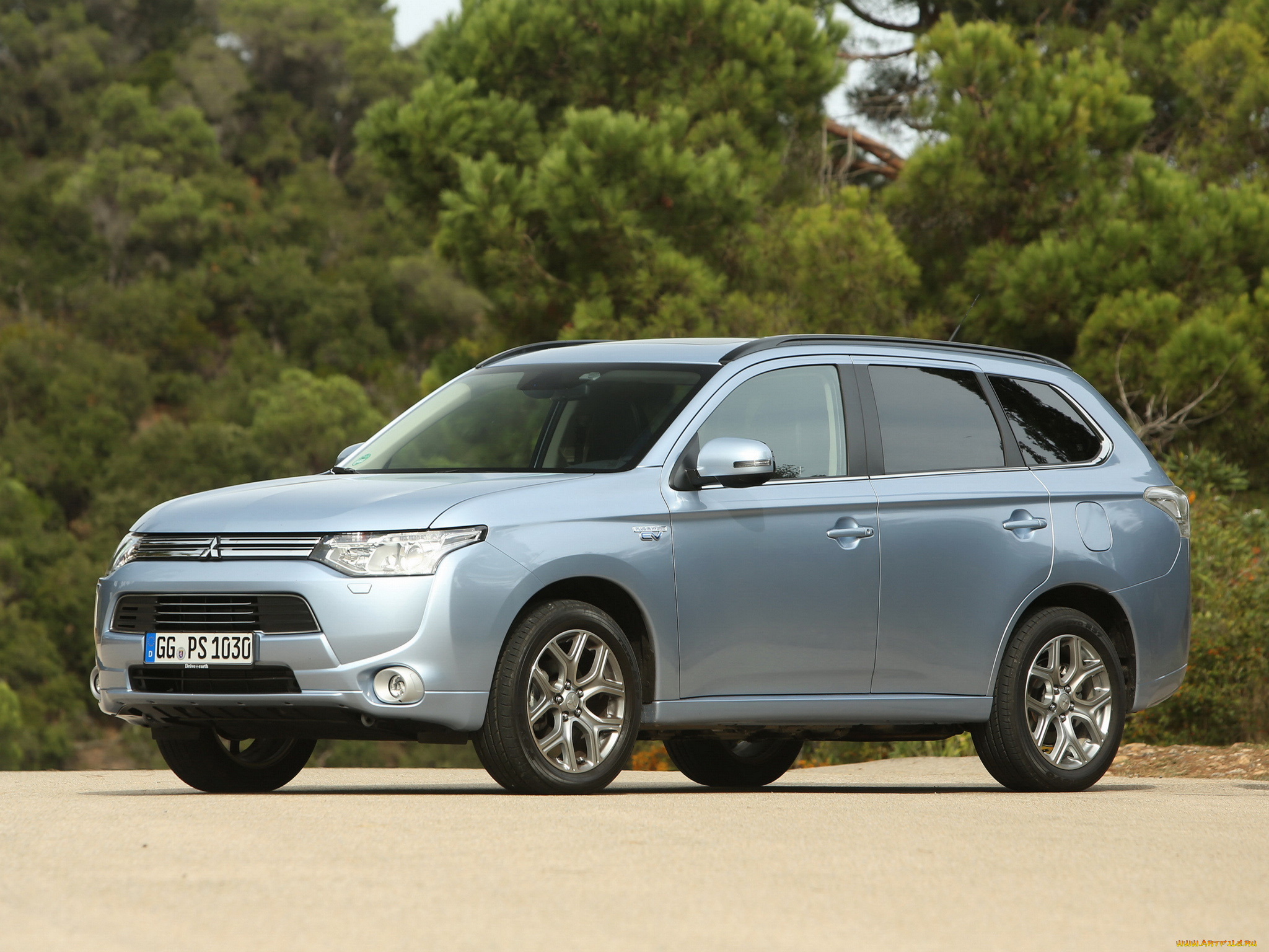 автомобили, mitsubishi, phev, outlander, 2012г