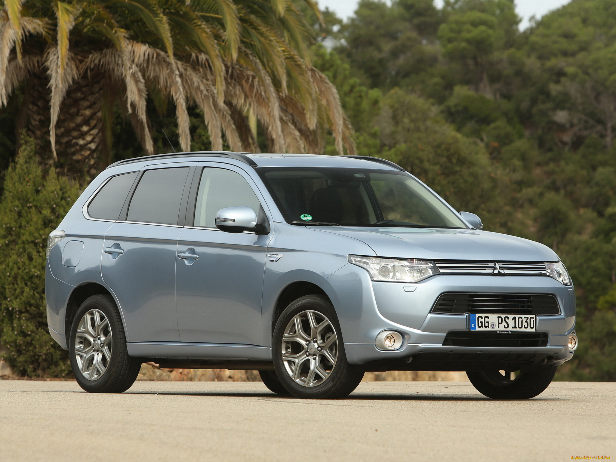 автомобили, mitsubishi, phev, outlander, 2012г