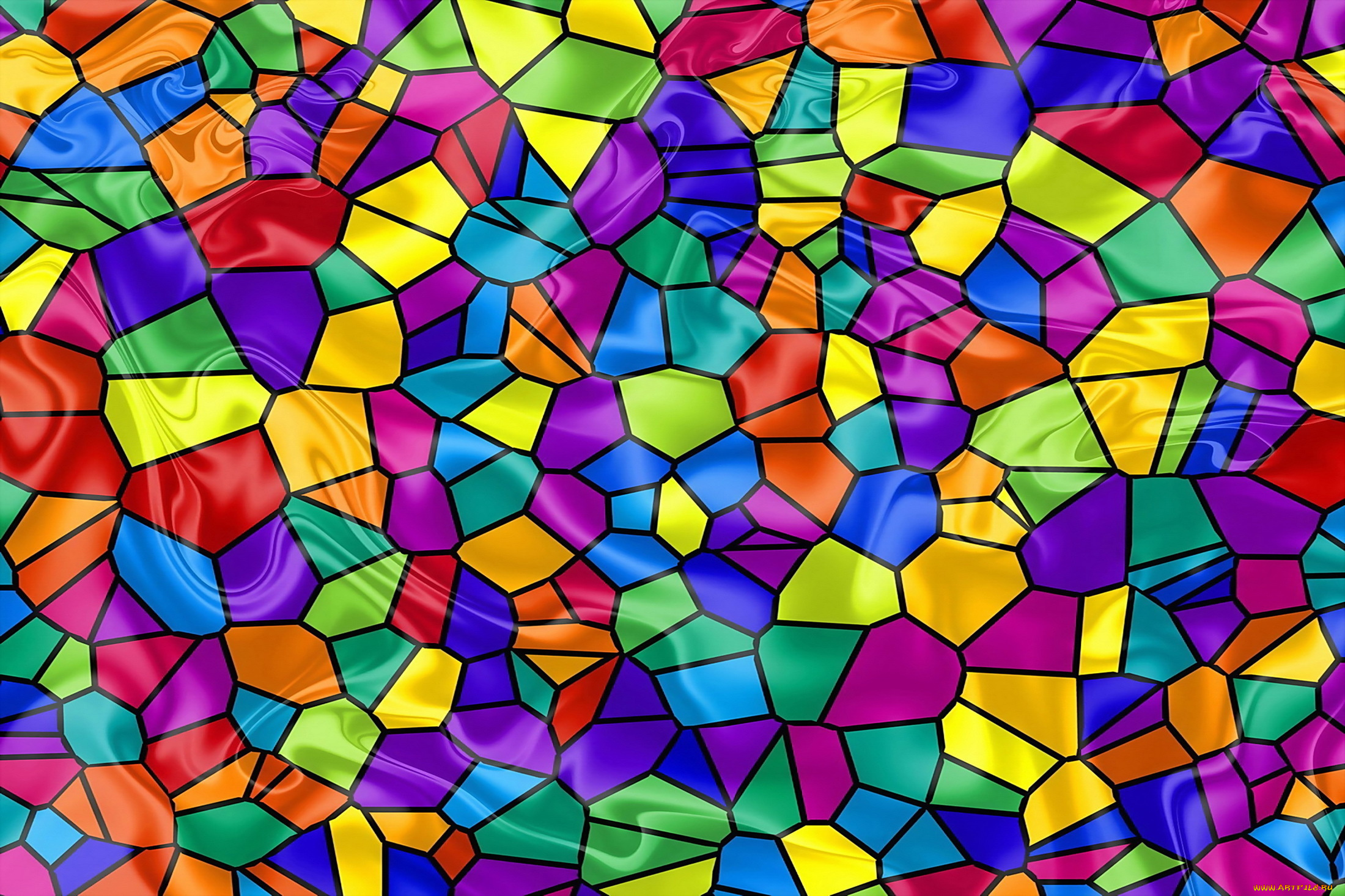 Пестрый 10. Разноцветный фон. Разноцветная мозаика. Абстрактные узоры. Разноцветные стекла.