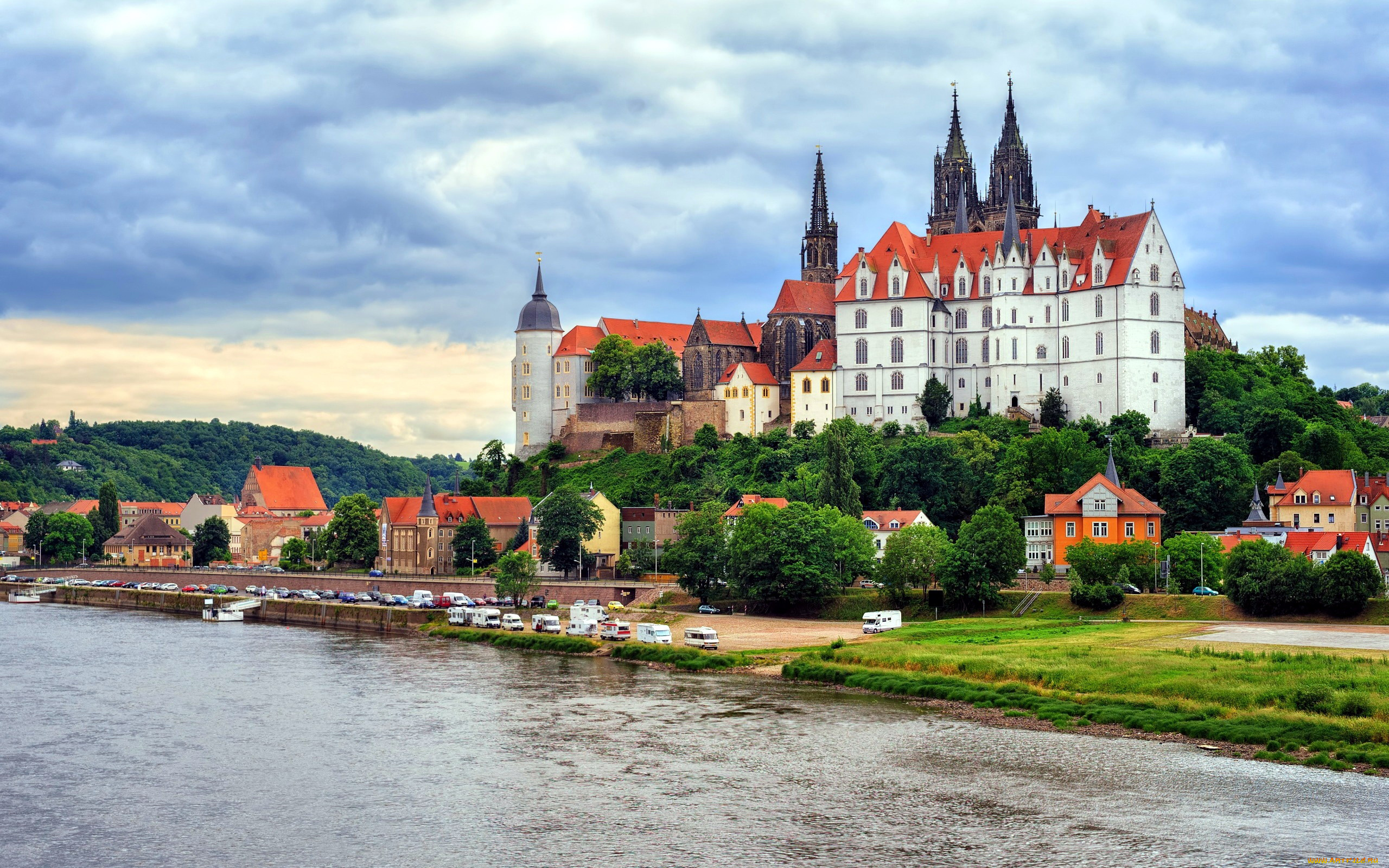 albrechtsburg, castle, города, замки, германии, albrechtsburg, castle