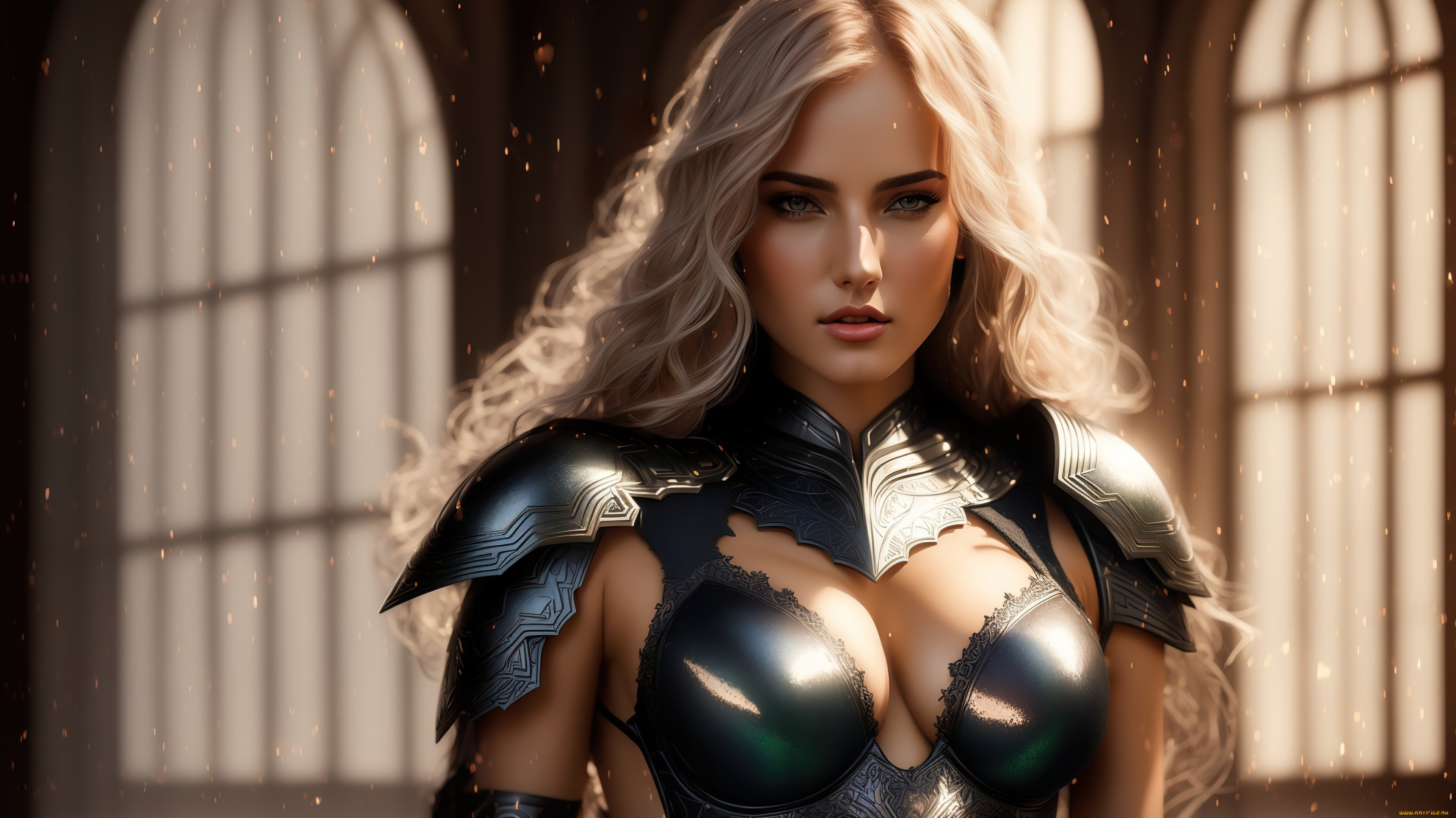 нейросеть, фэнтези, девушки, girl, fantasy, armor, art, digital, stable, diffusion