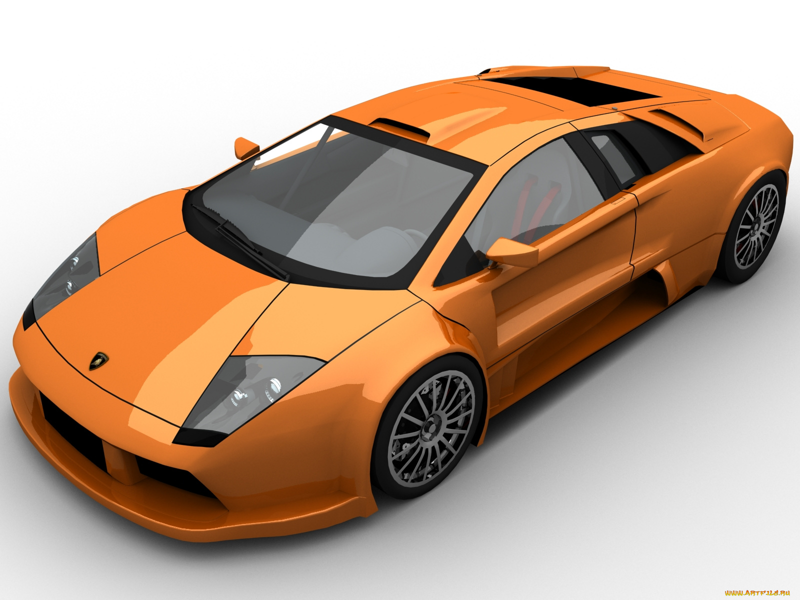 lamborghini, murcielago, tuning, автомобили, 3д