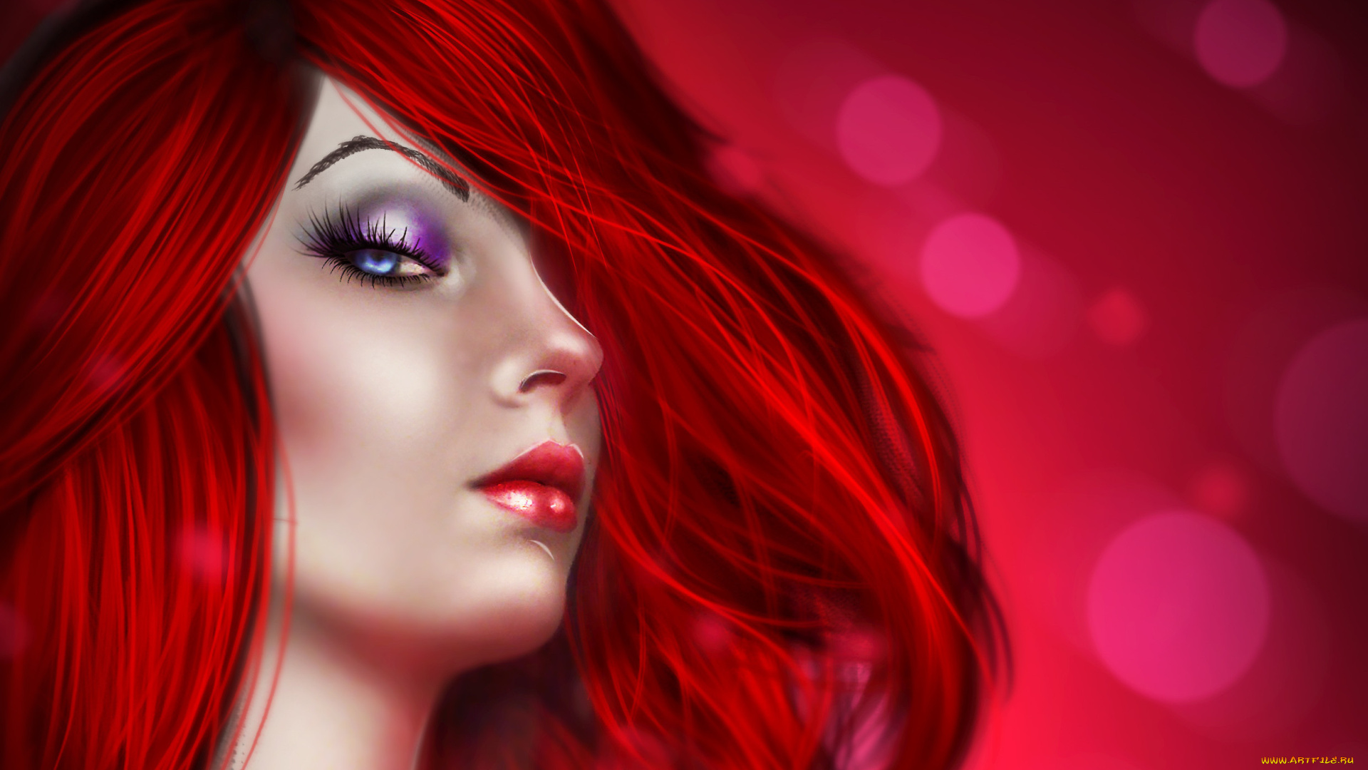 Redhead 3d