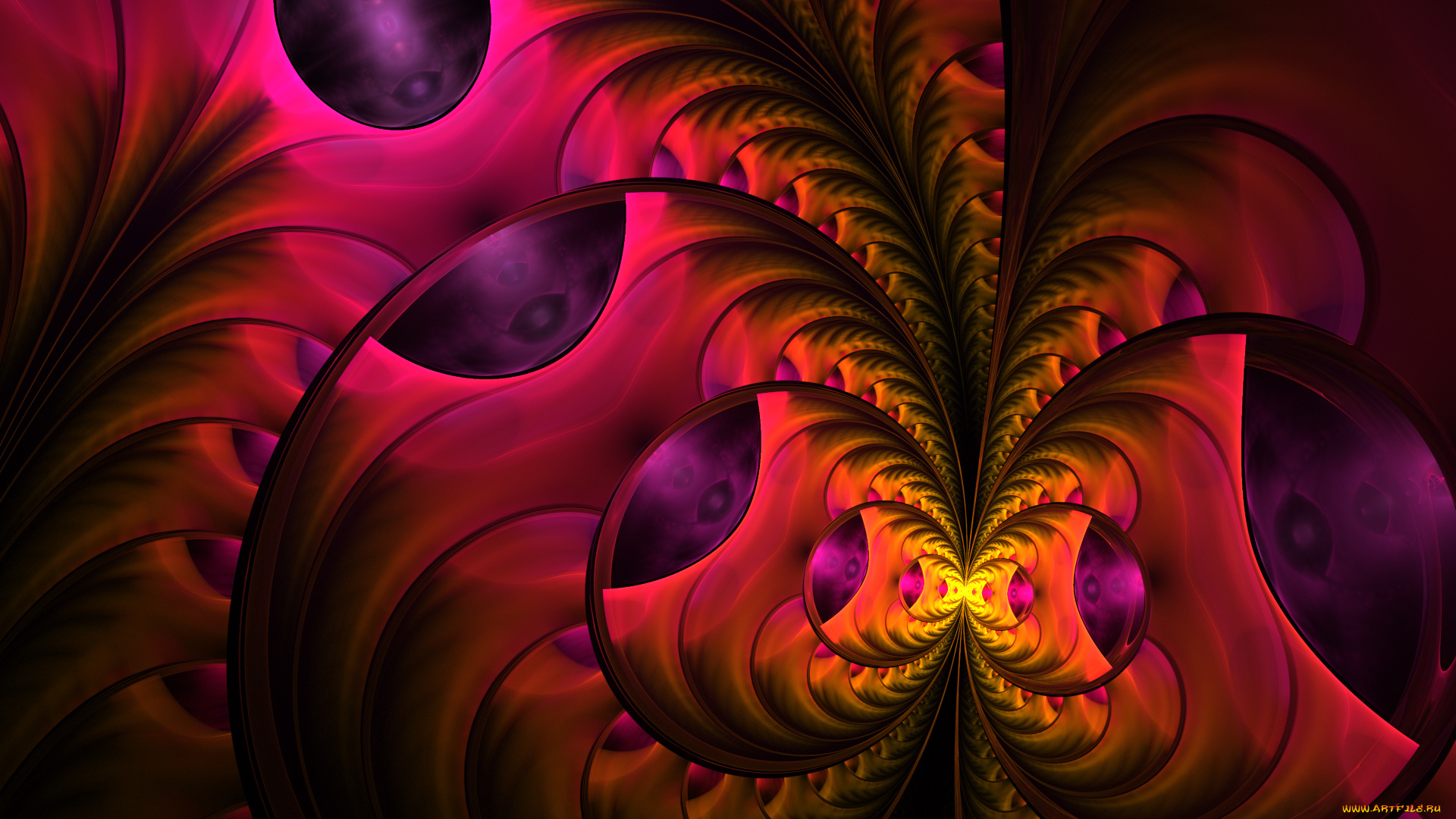 3д, графика, fractal, , фракталы, узор, цвета, фон