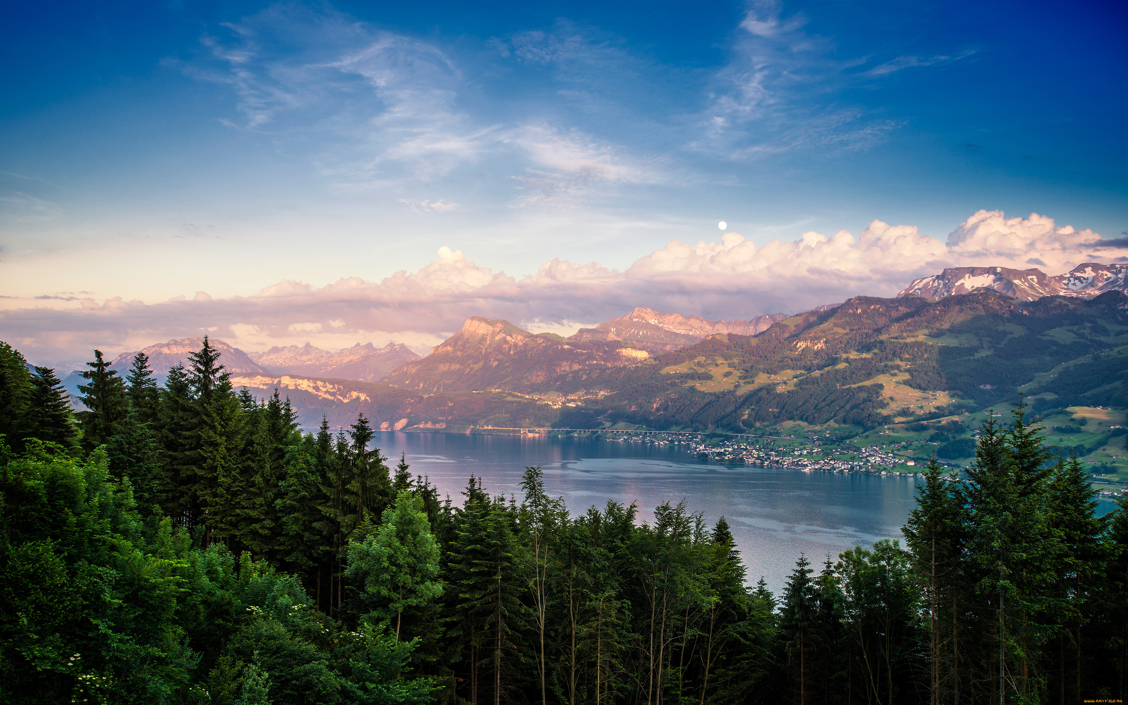 природа, реки, озера, switzerland, lake, zurich