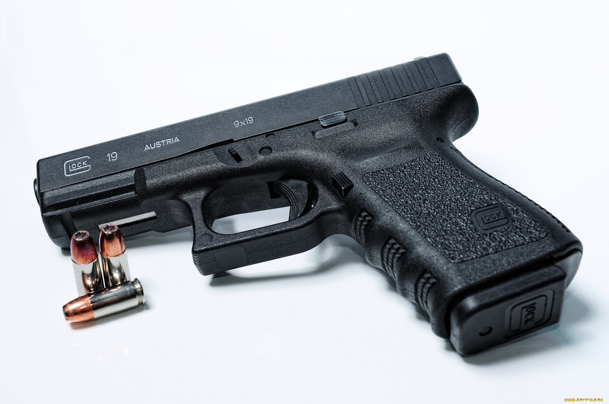 glock, 19, оружие, пистолеты, пистолет