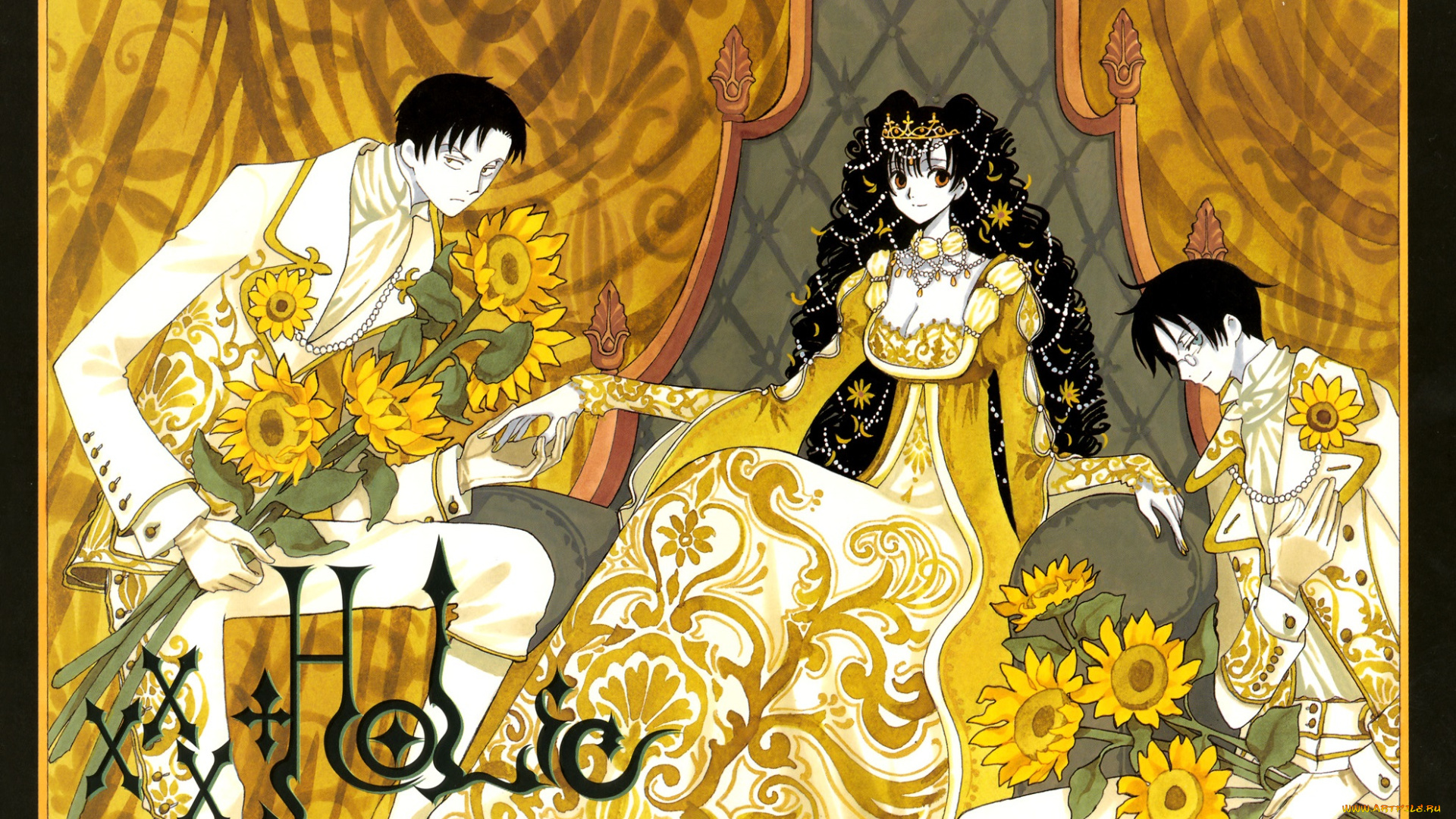 аниме, xxxholic, девушка, парни