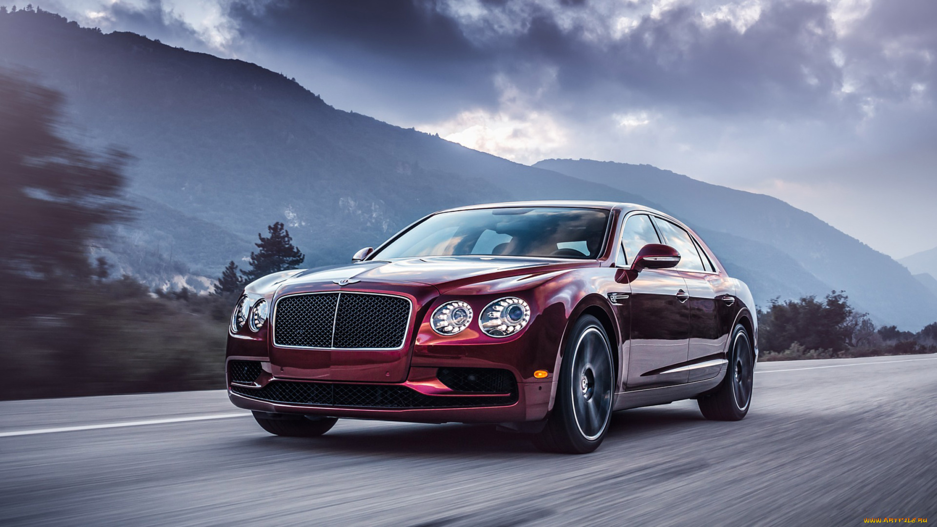 Bentley flying spur обои