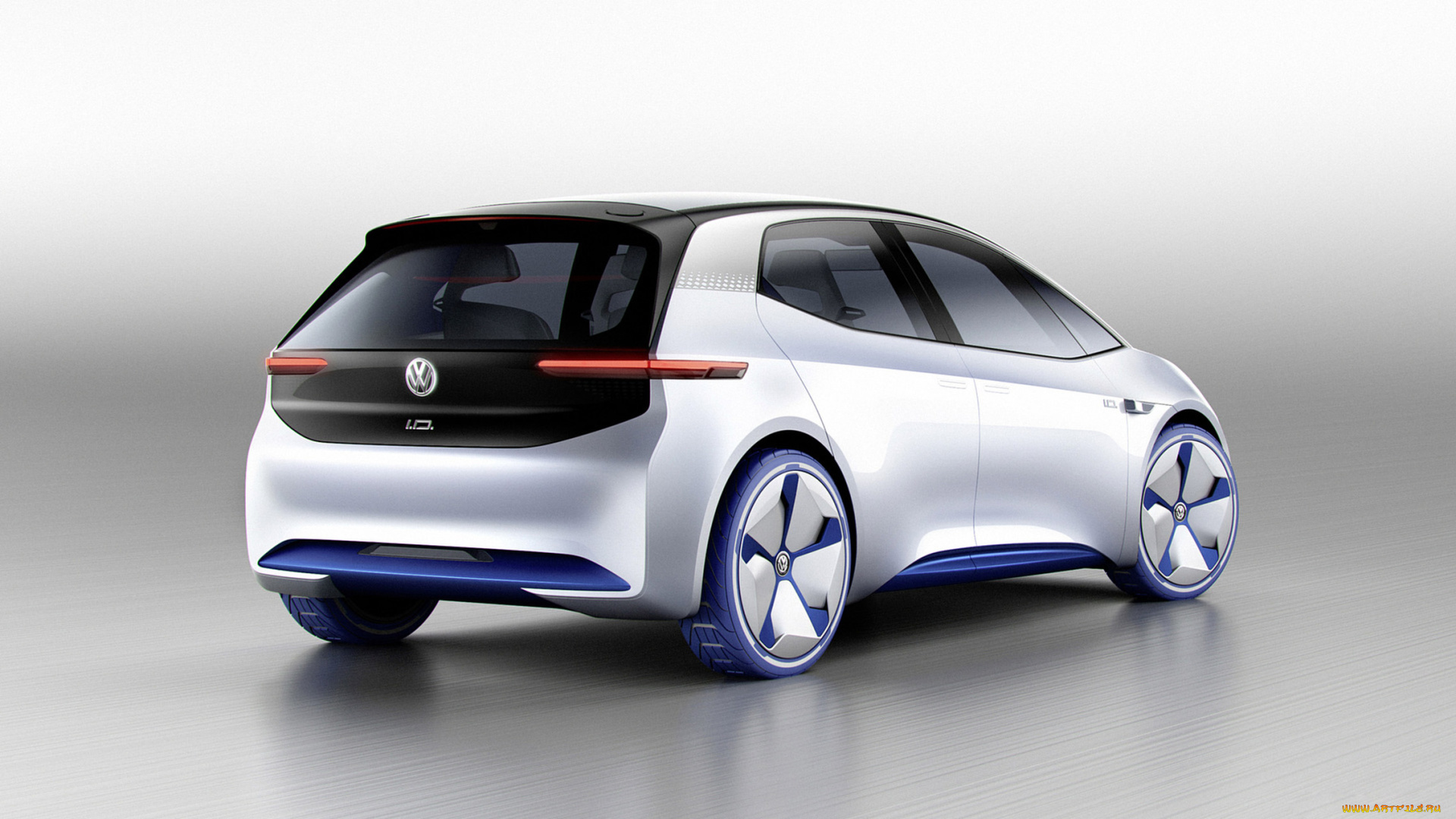 volkswagen, i, d, concept, 2016, автомобили, 3д, volkswagen, i, d, concept, 2016