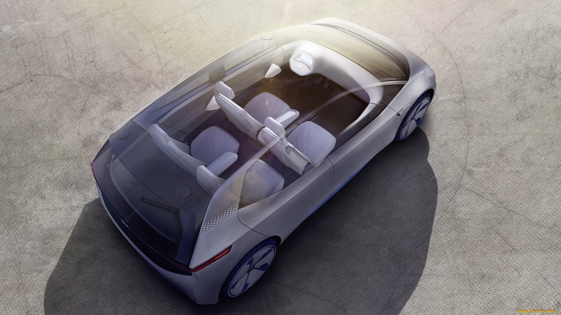 volkswagen, i, d, concept, 2016, автомобили, 3д, volkswagen, i, d, concept, 2016