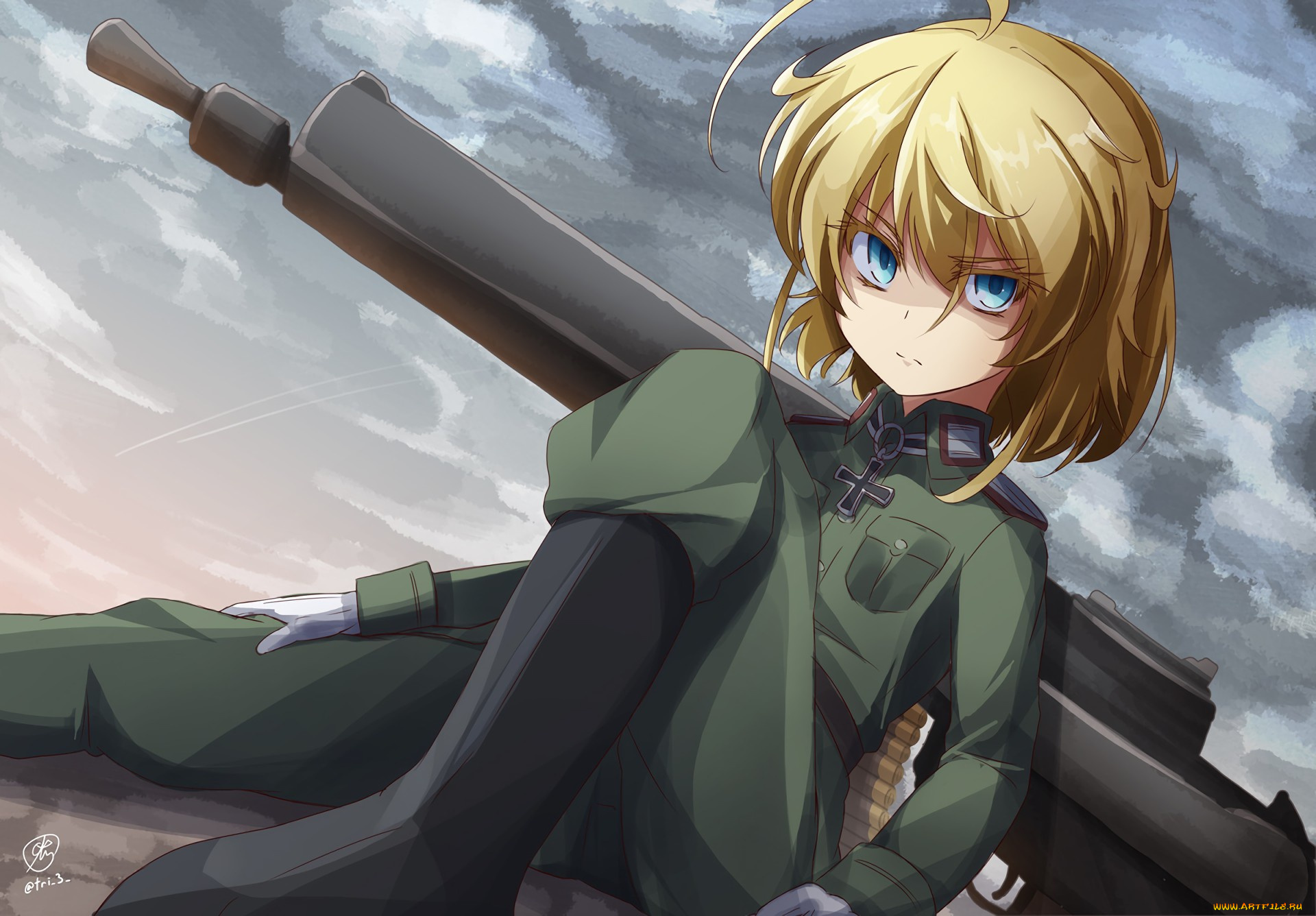 аниме, youjo, senki, tanya, degurechaff