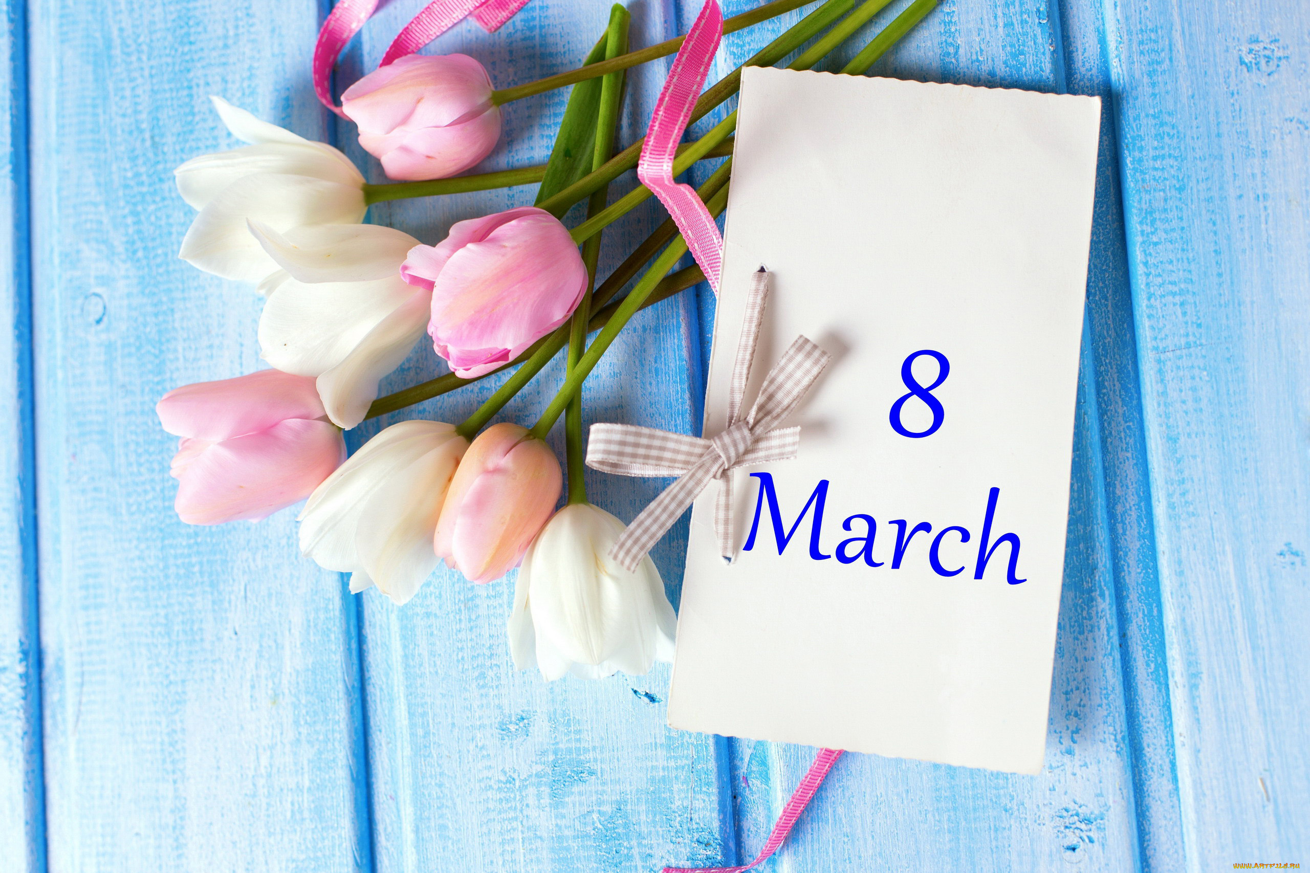 праздничные, международный, женский, день, -, 8, марта, записка, тюльпаны, дата, надпись