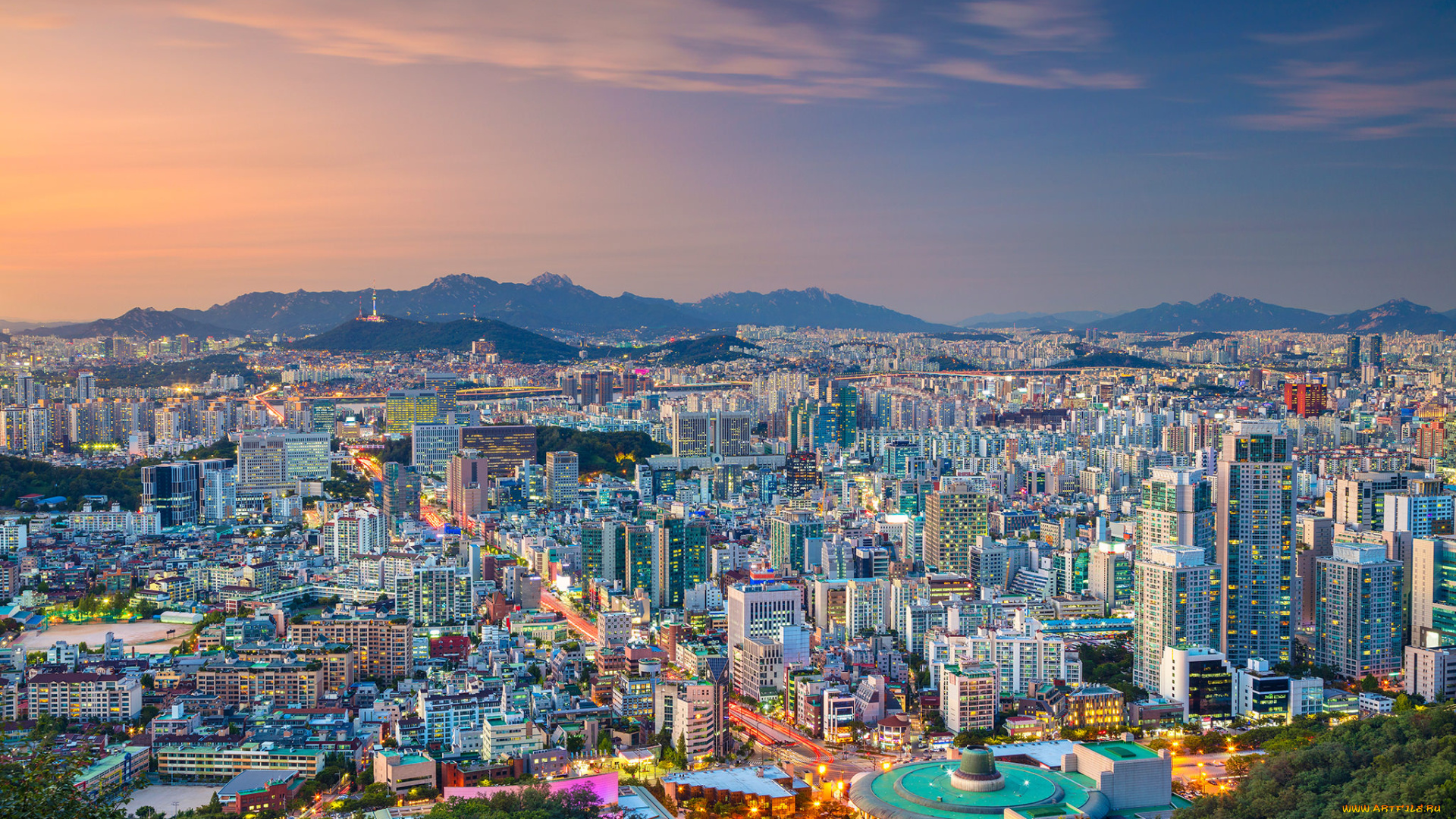 seoul, города, сеул, , южная, корея, простор