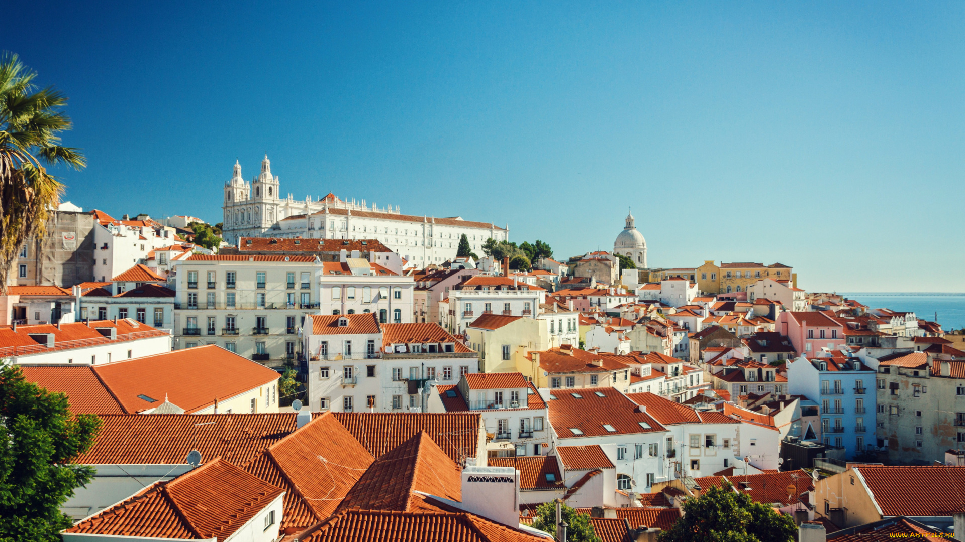 города, лиссабон, , португалия, лиссабон, jeronimos, monastery, лето, городской, вид, достопримечательности