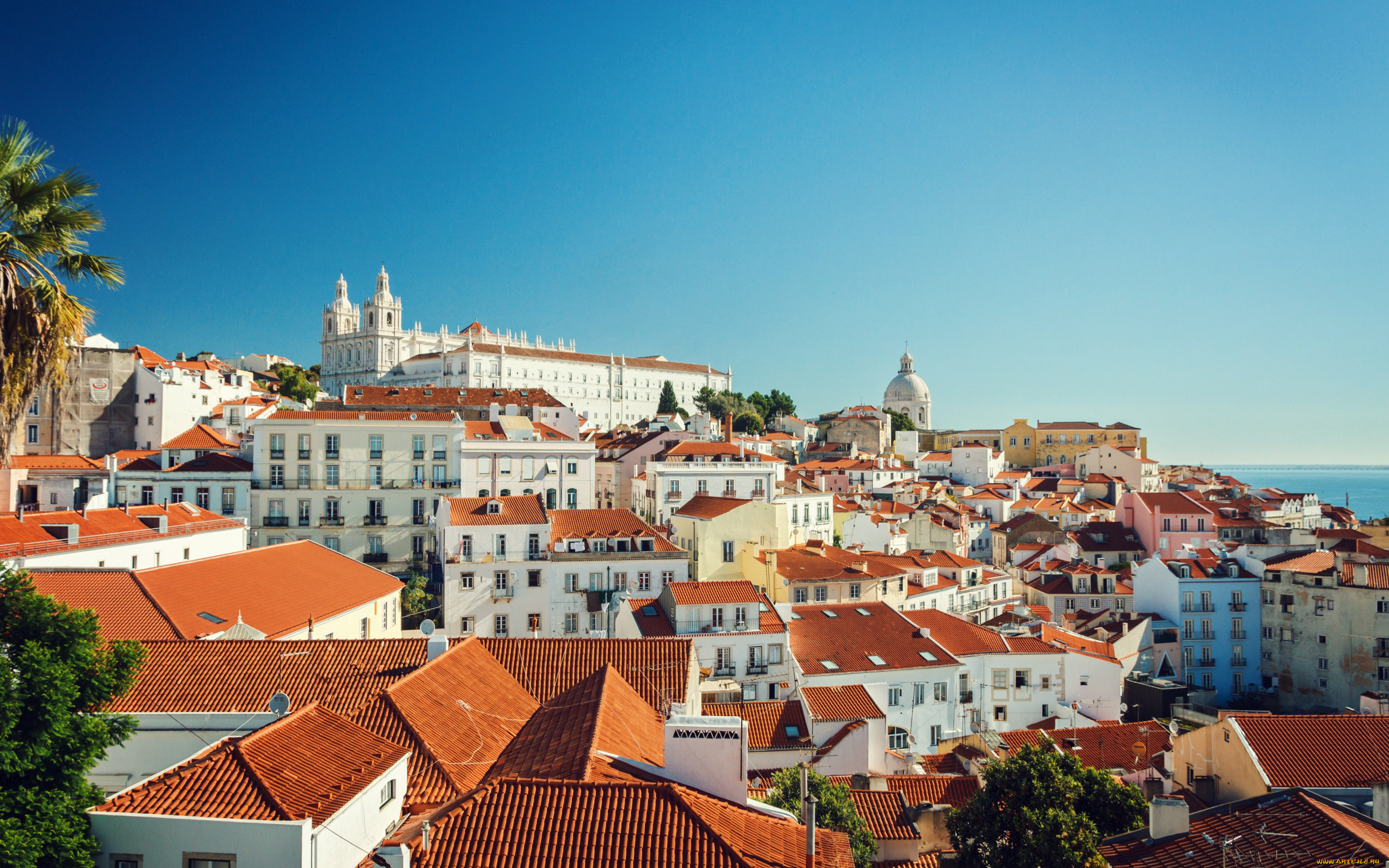 города, лиссабон, , португалия, лиссабон, jeronimos, monastery, лето, городской, вид, достопримечательности
