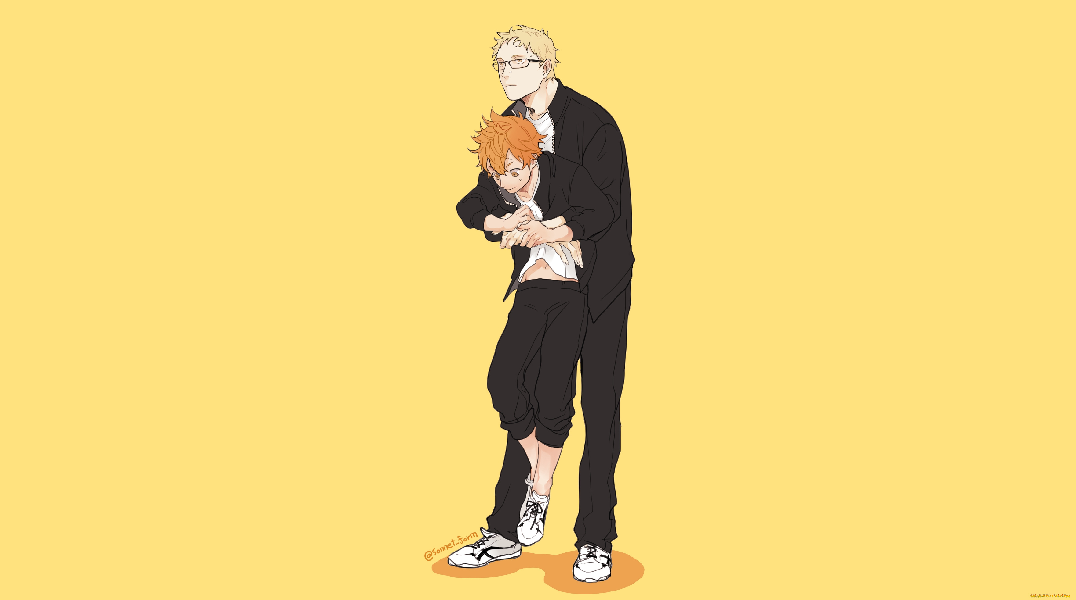 аниме, haikyuu, волейбол