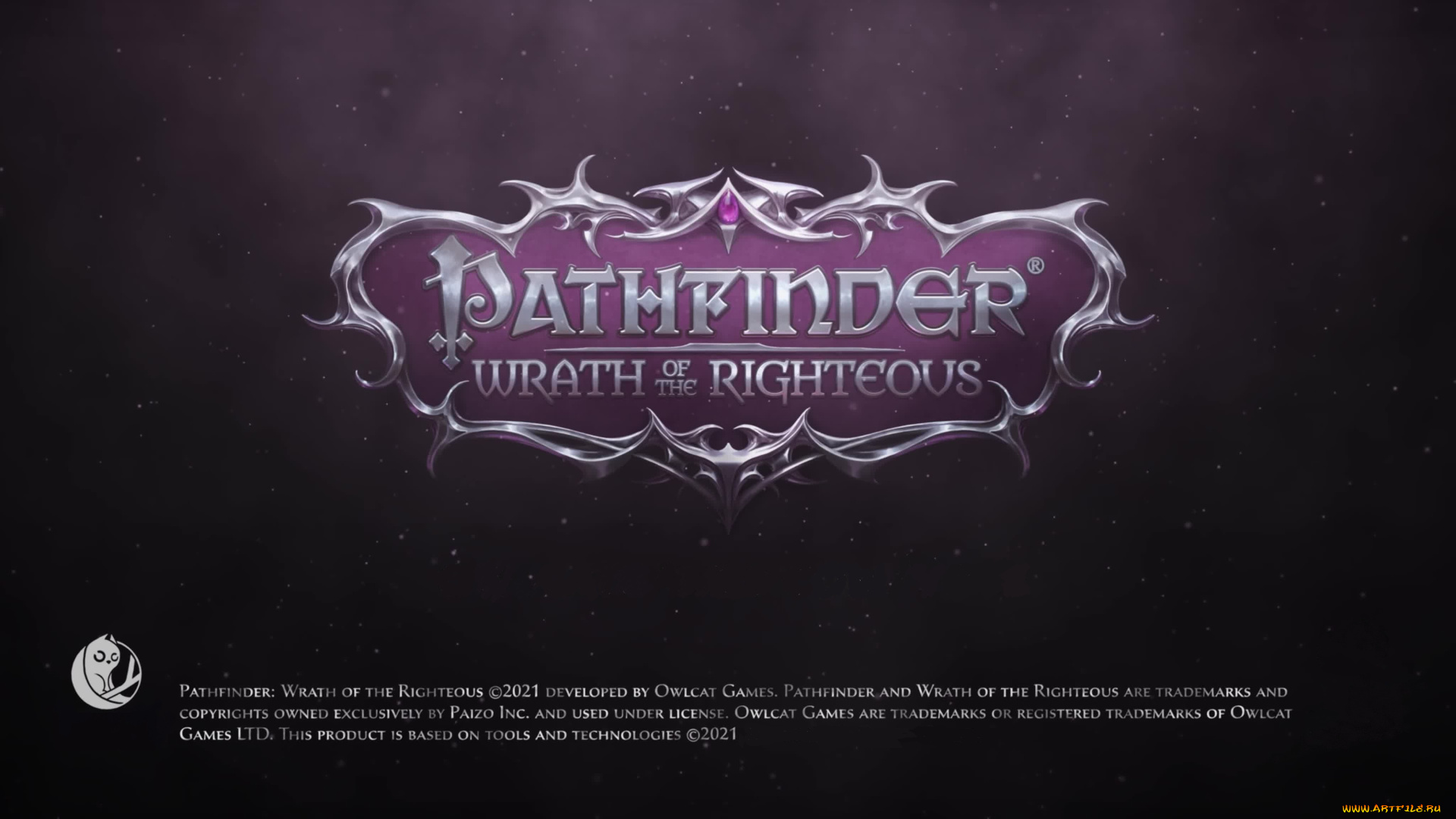 видео, игры, pathfinder, , wrath, of, the, righteous, надпись, название