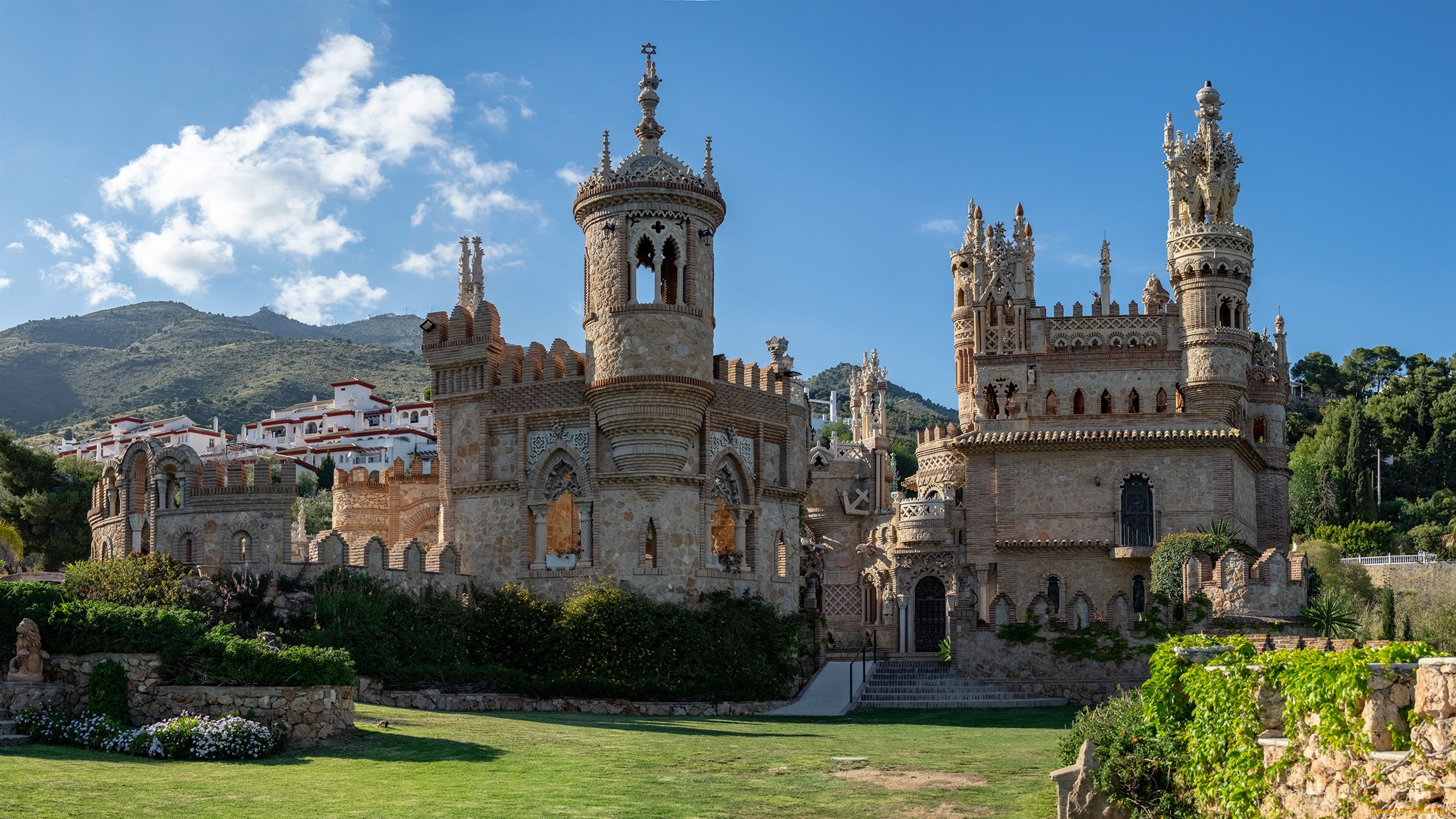 colomares, castle, spain, города, замки, испании, colomares, castle