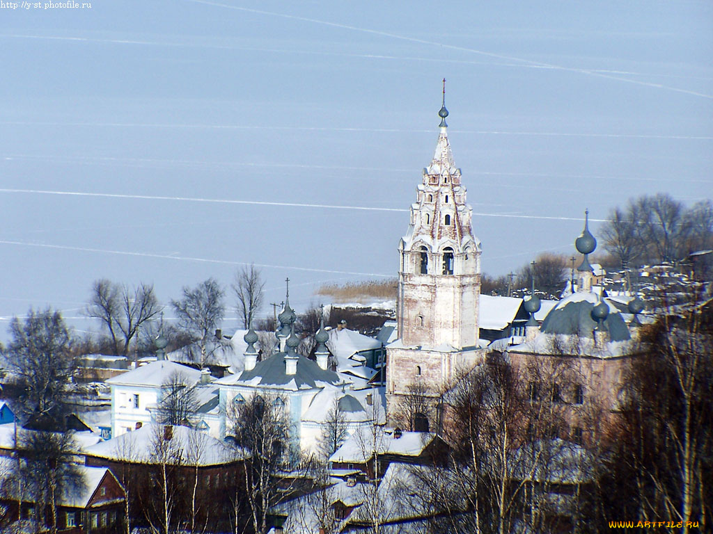 галич, зима, церковь, василия, великого, города, православные, церкви, монастыри