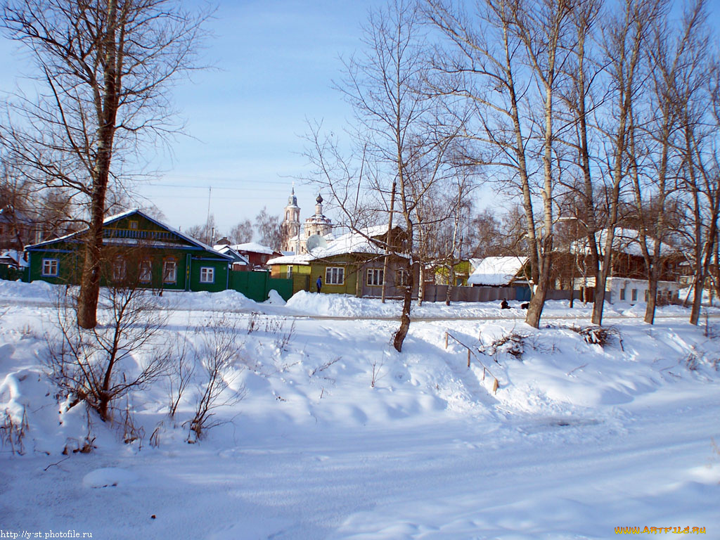 нерехта, зима, городские, улицы, города, другое