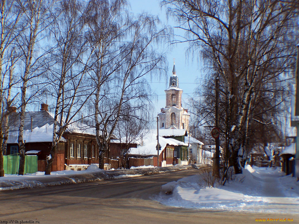 нерехта, зима, городские, улицы, города, другое