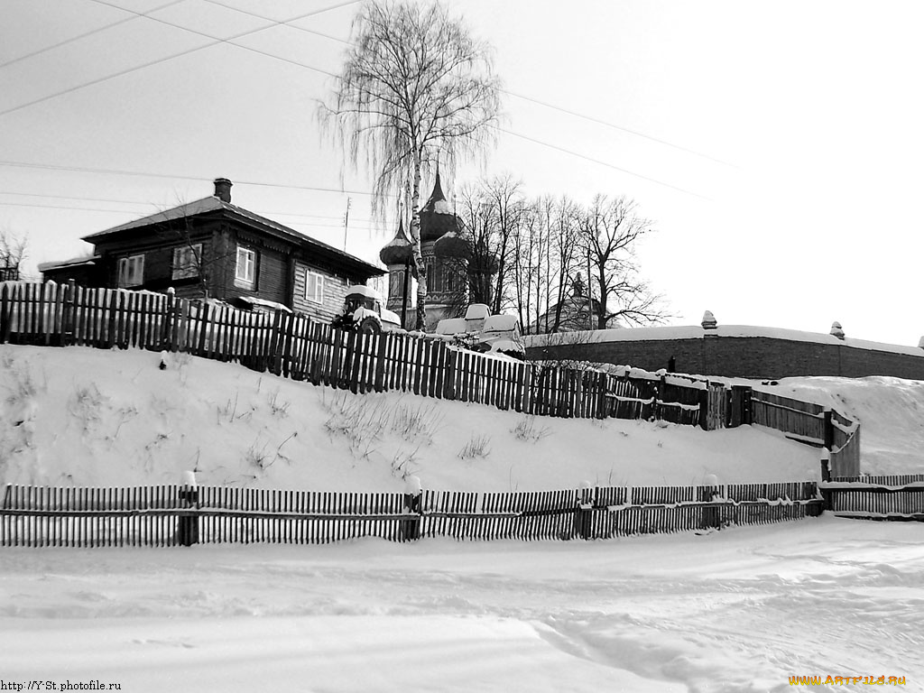 нерехта, зима, городские, улицы, города, православные, церкви, монастыри