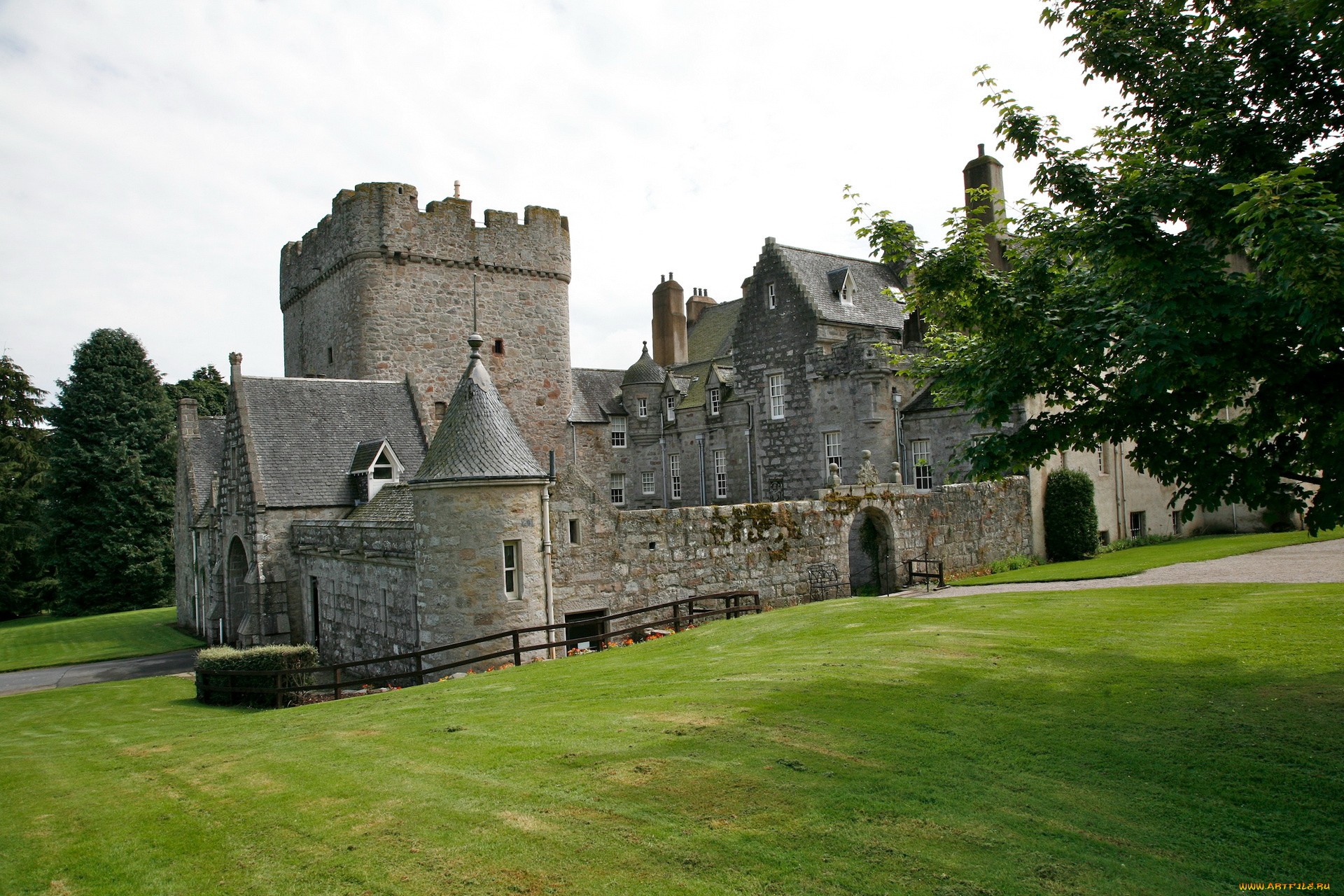 города, дворцы, замки, крепости, scotland, drum, castle