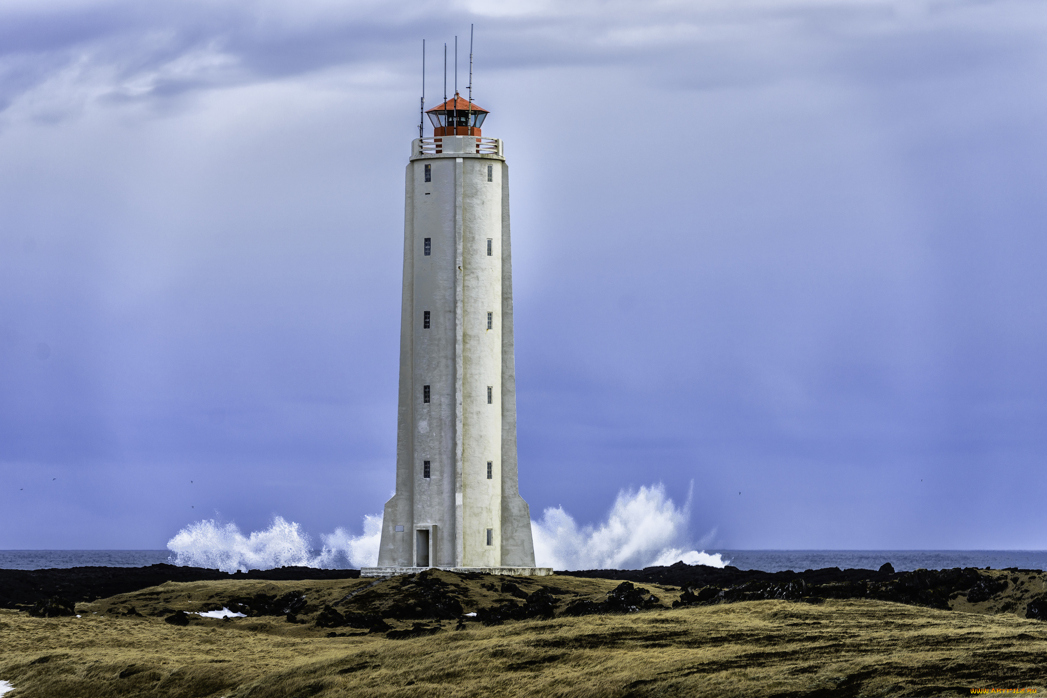 iceland, природа, маяки, исландия, прибой, побережье