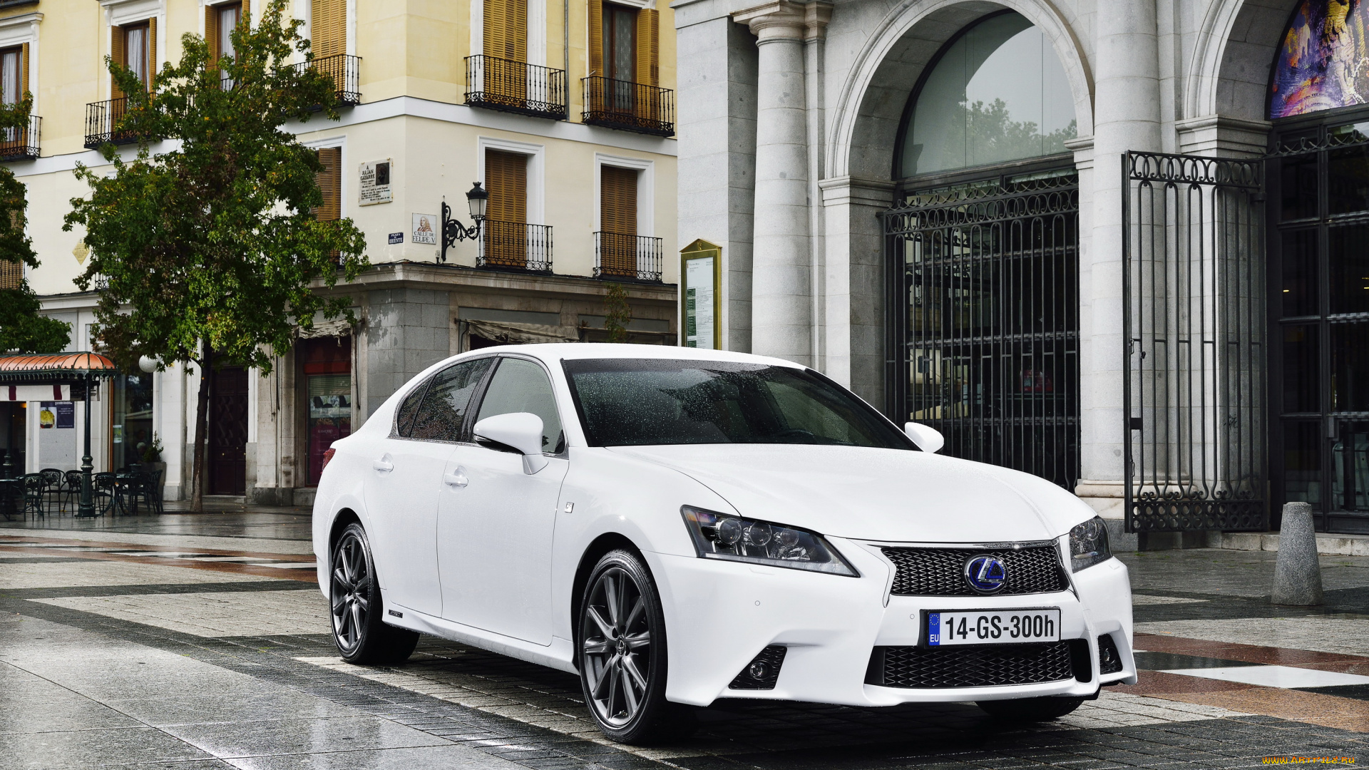 2014, lexus, gs, 300h, f-sport, автомобили, lexus, белый, улица