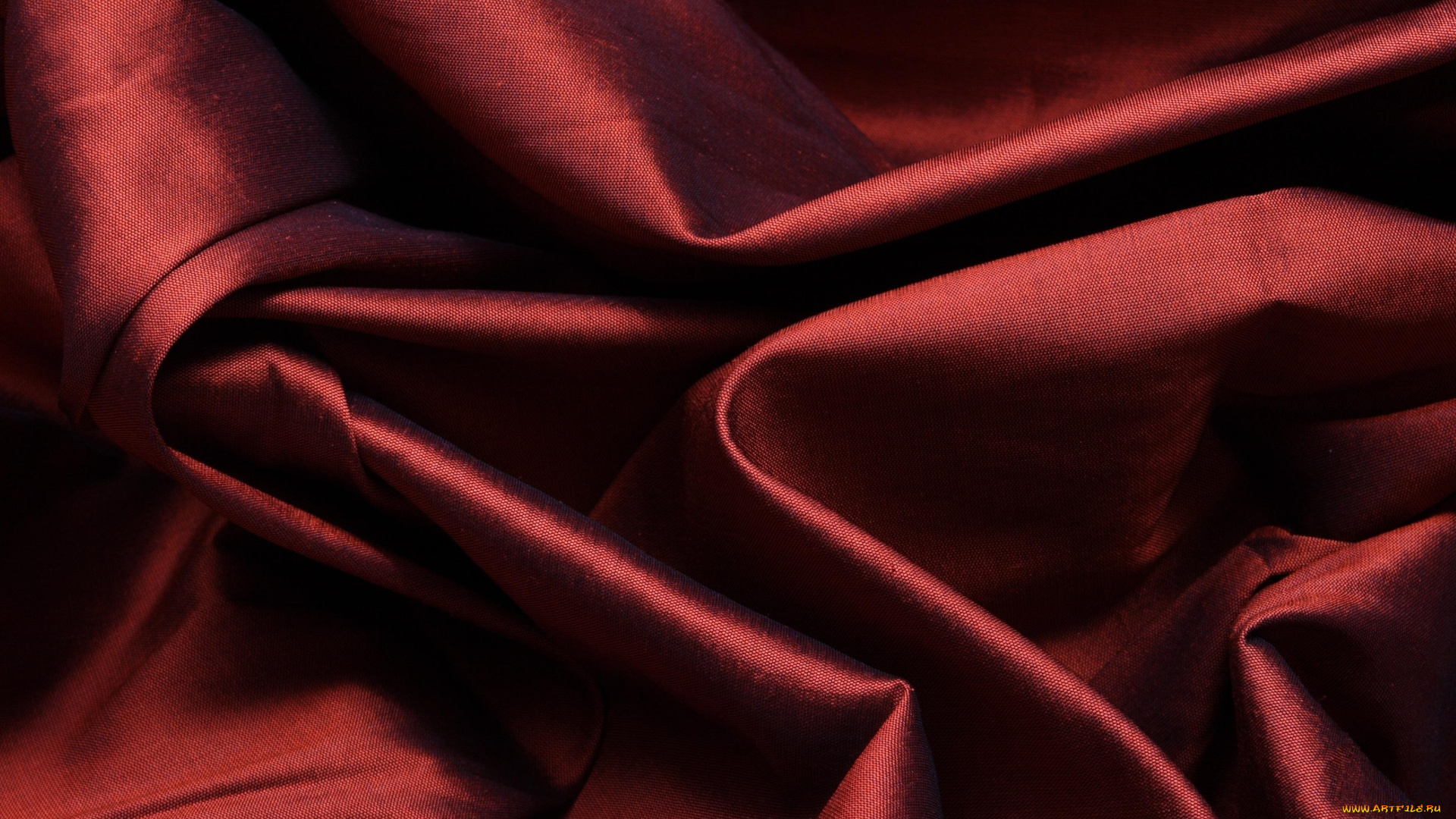 разное, текстуры, тень, темная, бордовая, красная, ткань, складки