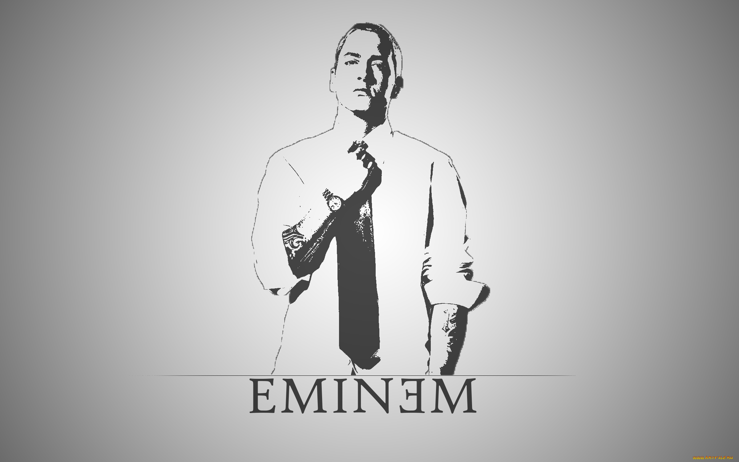 музыка, eminem, рисунок