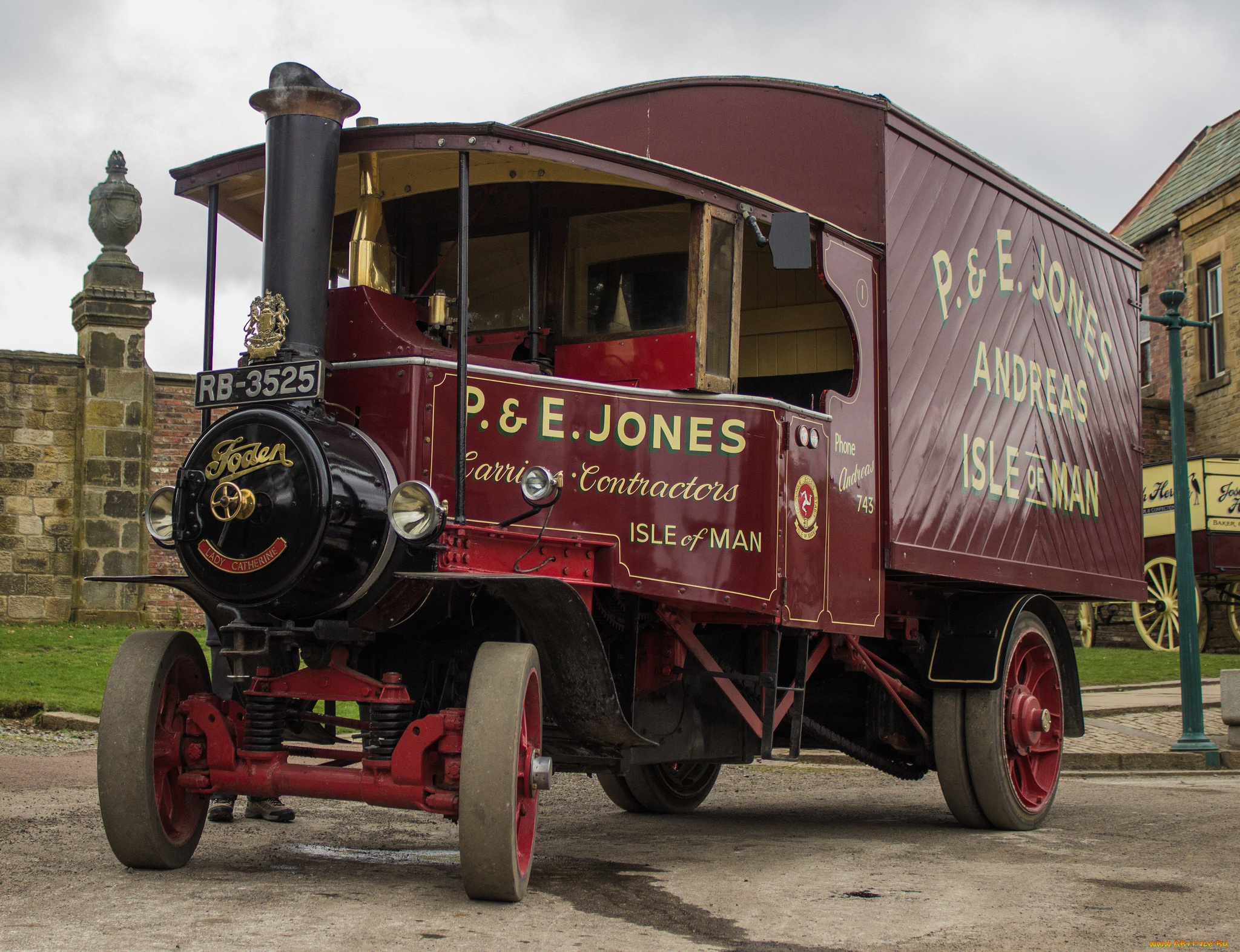 1931, foden, steam, wagon, lady, catherine, автомобили, foden, паровой, автомобиль