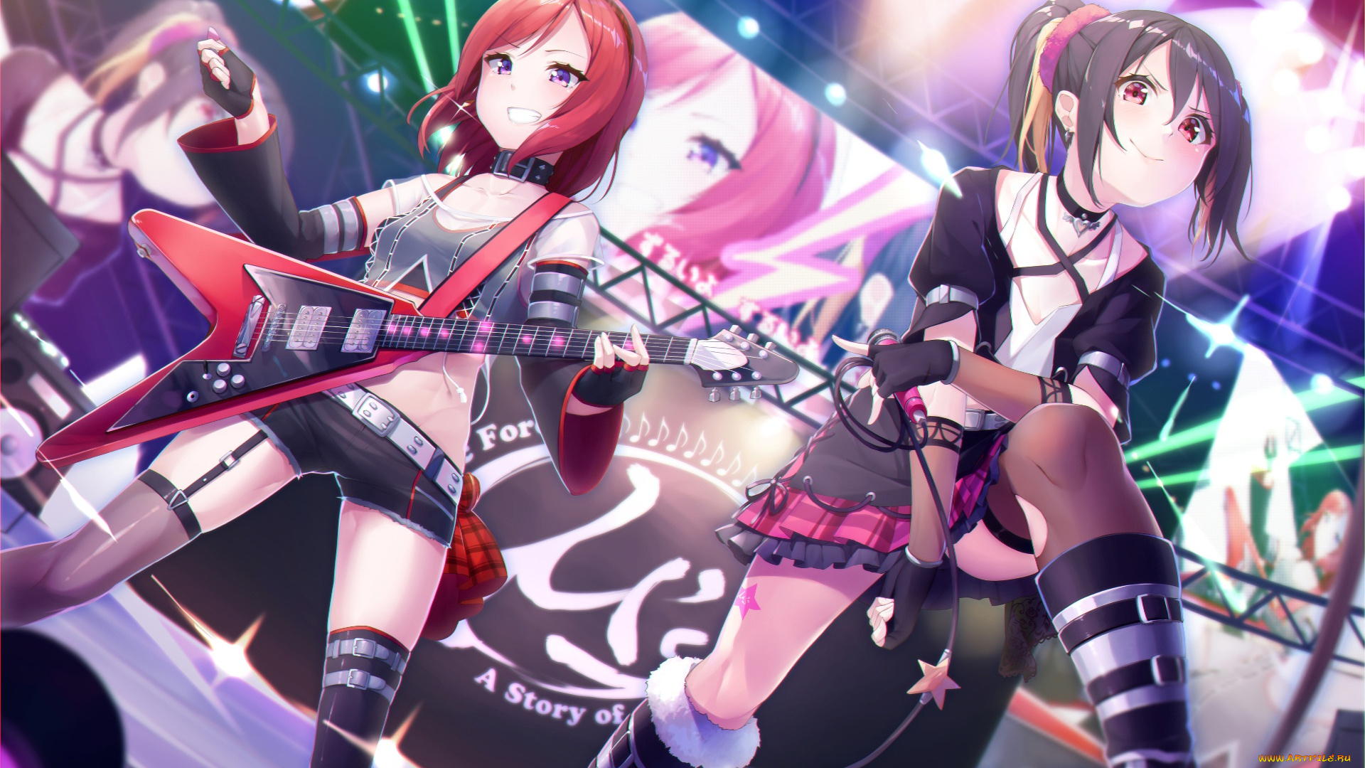 аниме, love, live, , school, idol, project, девушки, art, love, live, nishikino, maki, anime, yazawa, nico